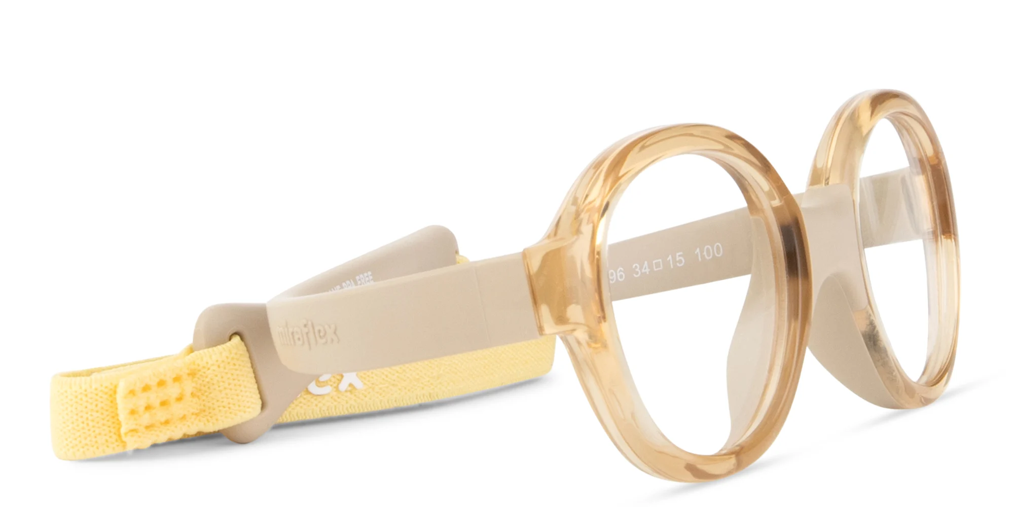 Shop Mira Flex Kids Oval Eyeglasses in Light Brown online.