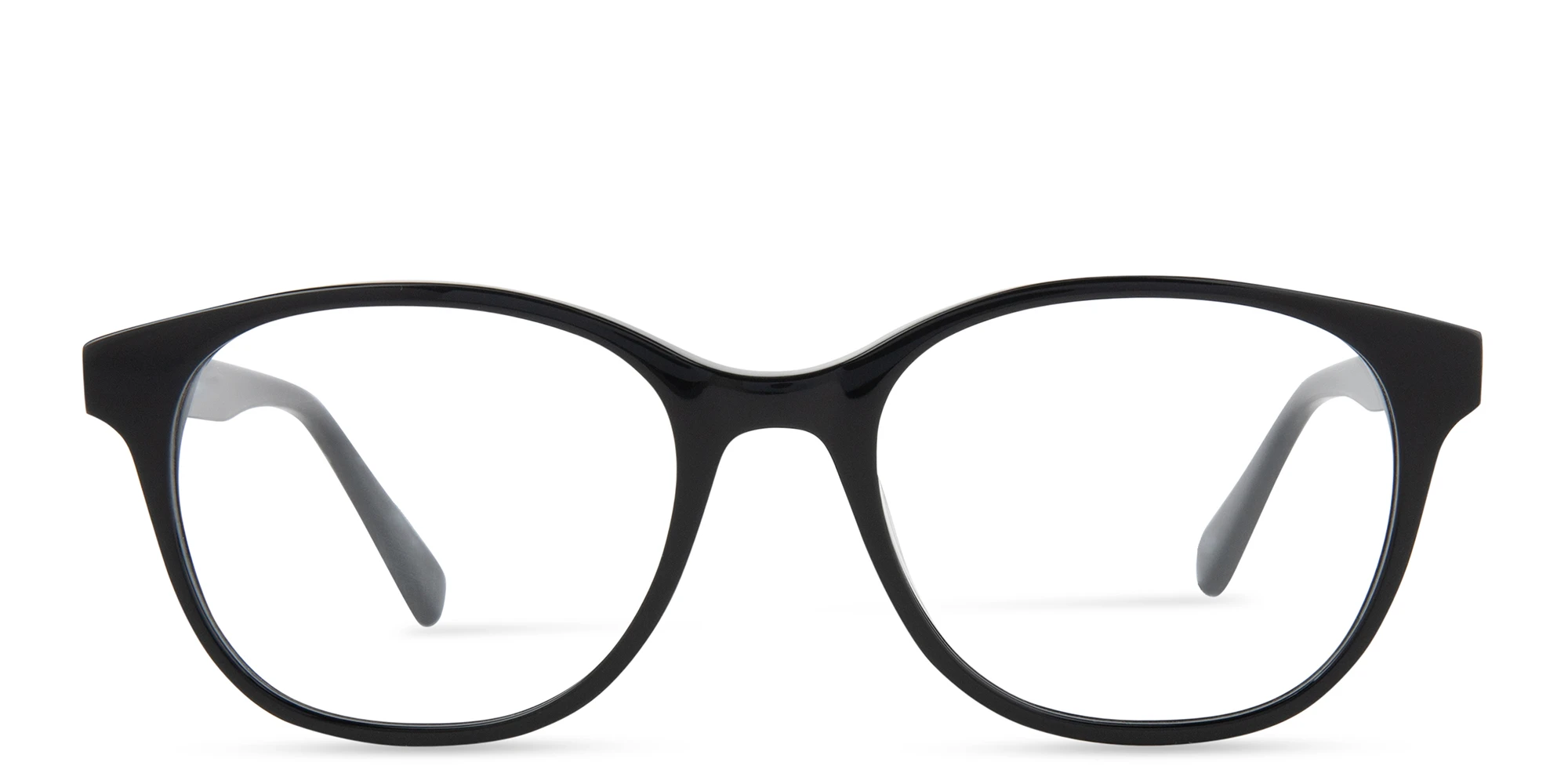 Shop EYE'M Round Eyeglasses in Matte Black online.