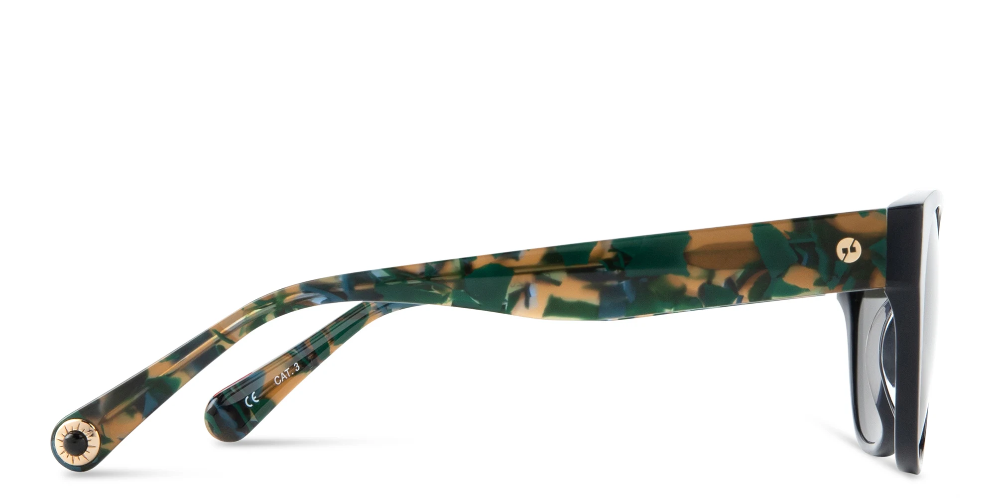 Shop EYE'M Square Sunglasses in Blue online.