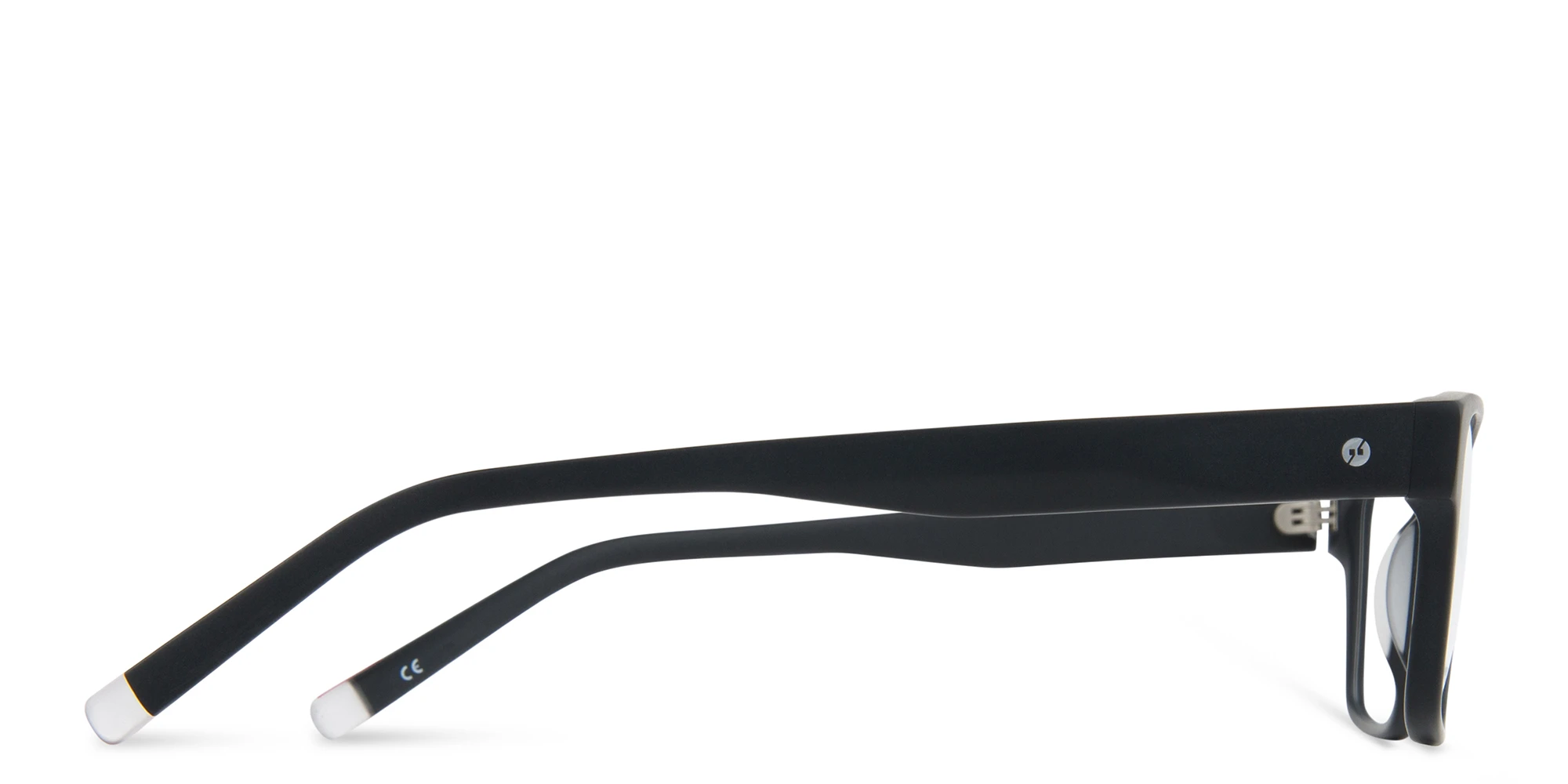 Shop EYE'M Square Eyeglasses in Black online.