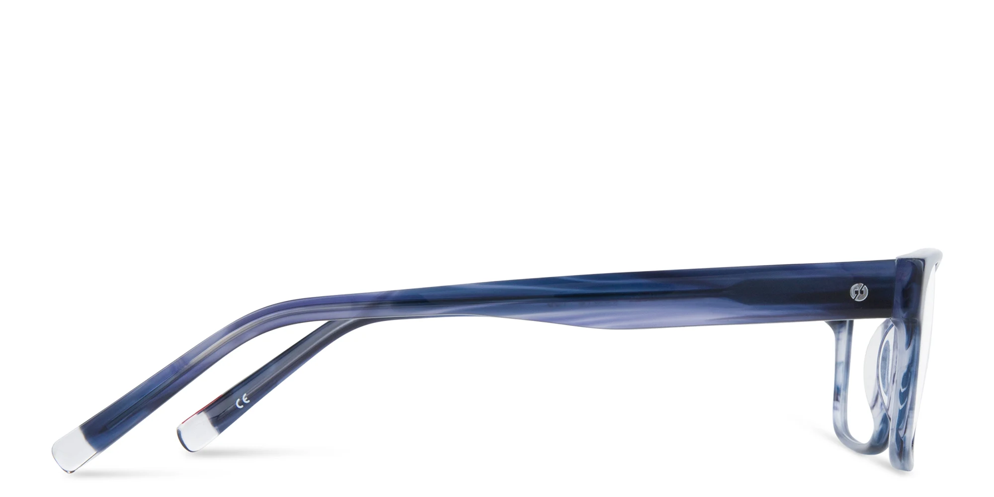 Shop EYE'M Square Eyeglasses in Blue online.