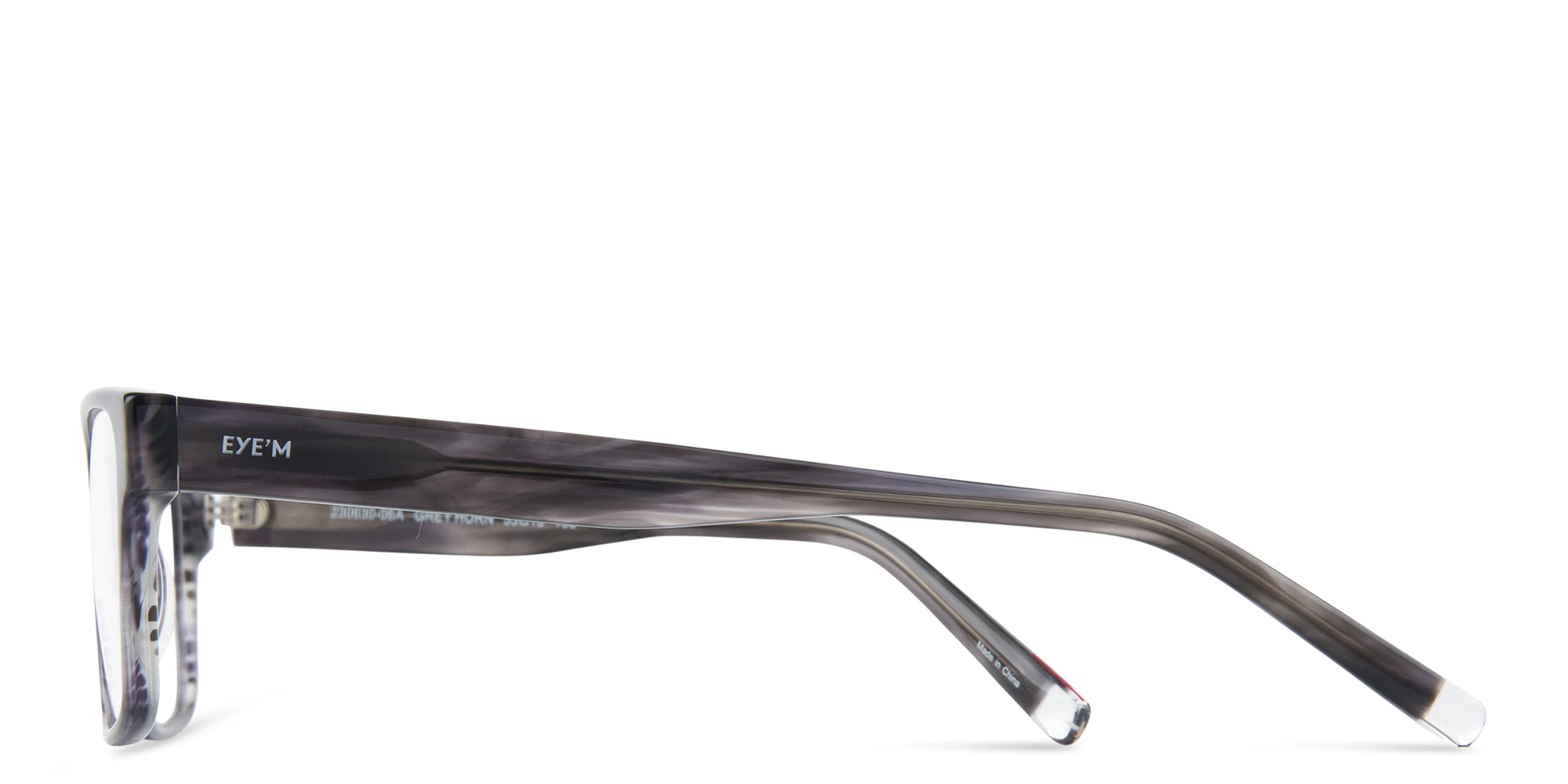 Shop EYE'M Square Eyeglasses in Grey online.