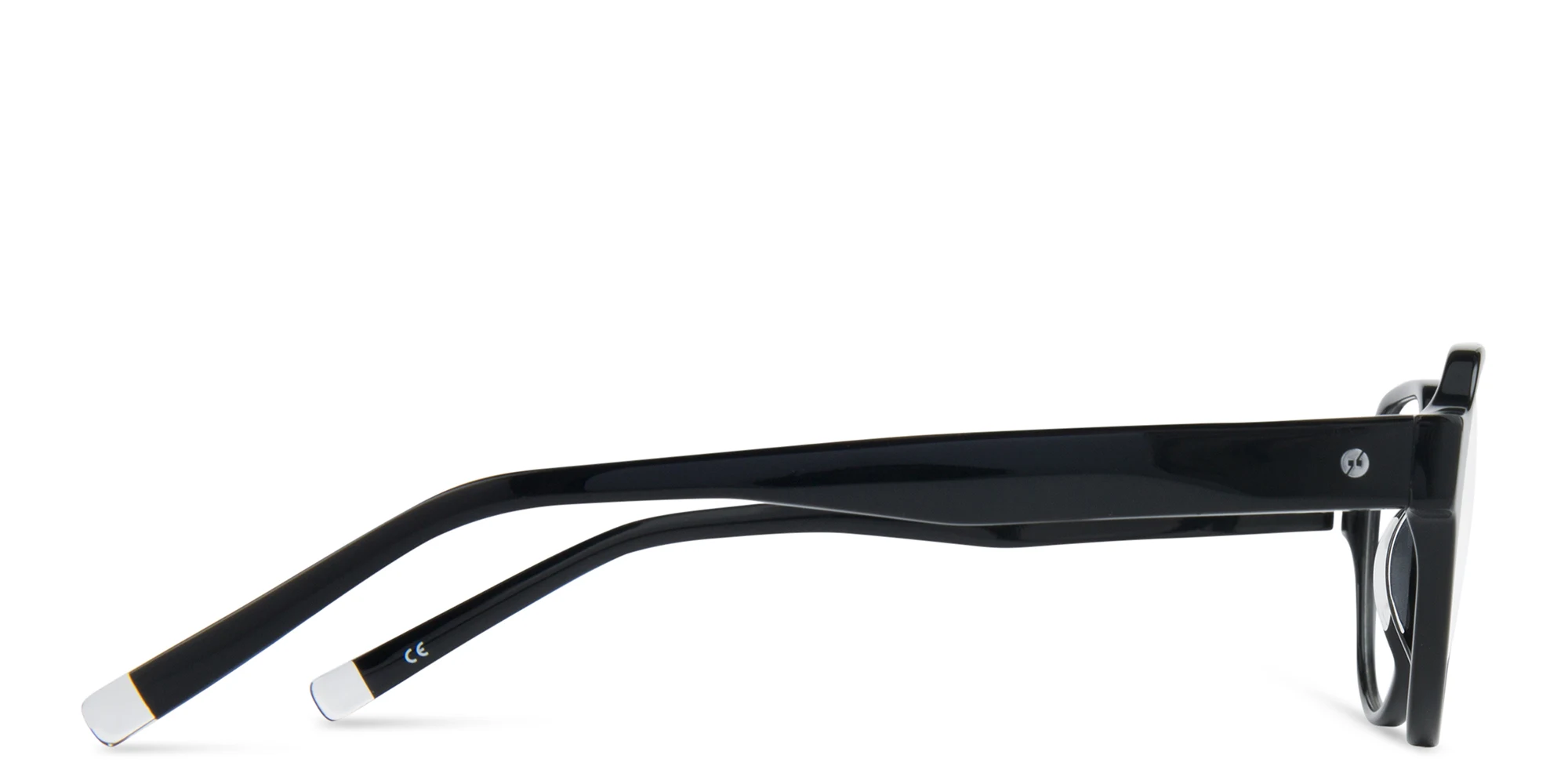 Shop EYE'M Round Eyeglasses in Black online.