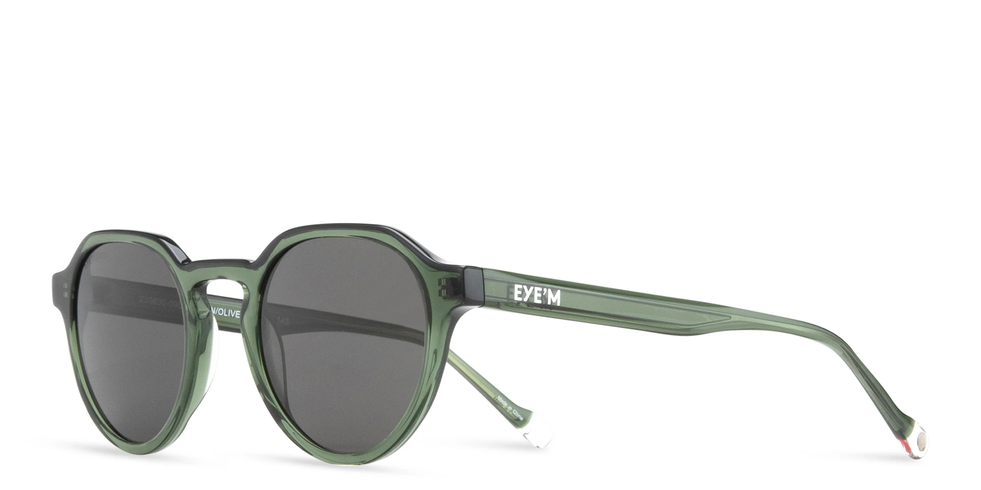 تسوق نظارات شمسية دائرية EYE'M بلون أخضر أونلاين.