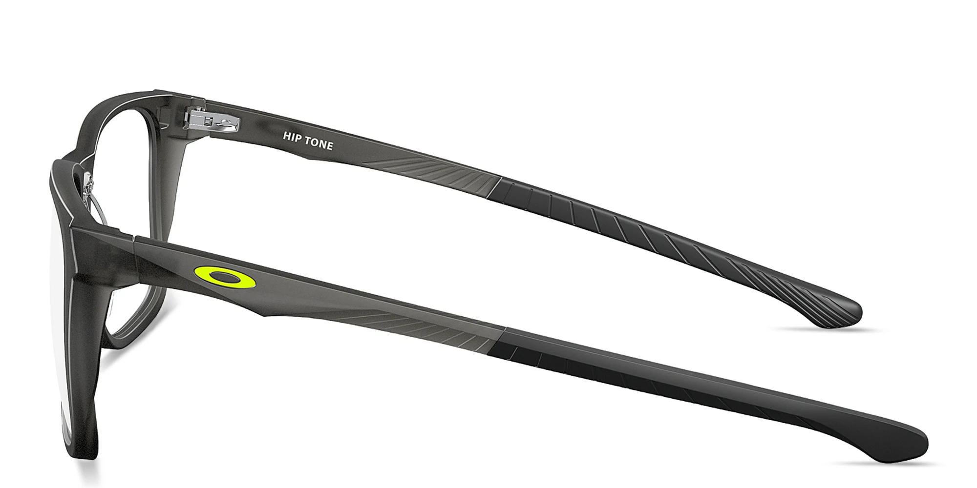 Shop Oakley Hip Tone Square Eyeglasses in Grey online.