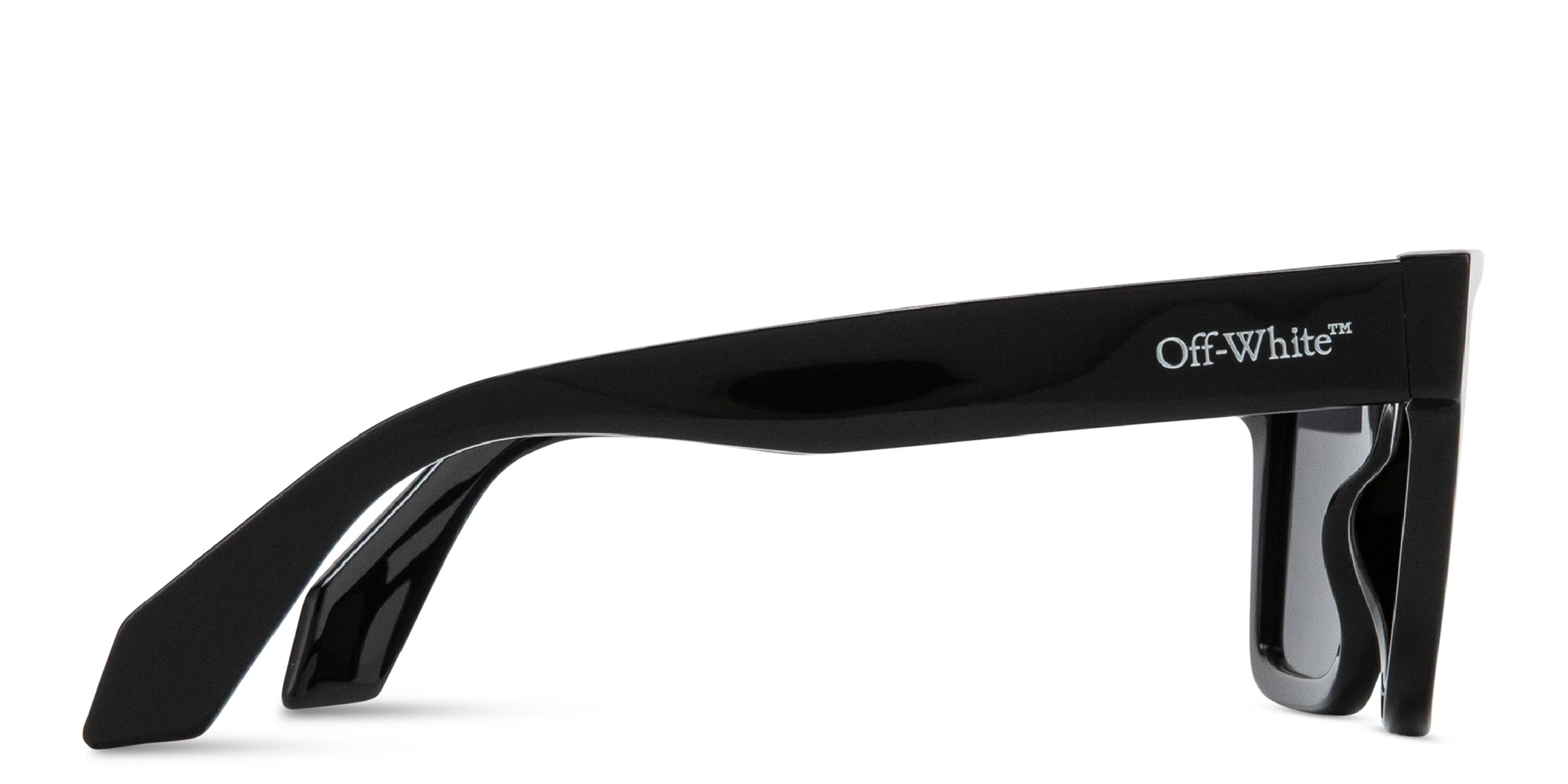 Shop OFF WHITE Springfield Unisex Square Sunglasses in Black online.