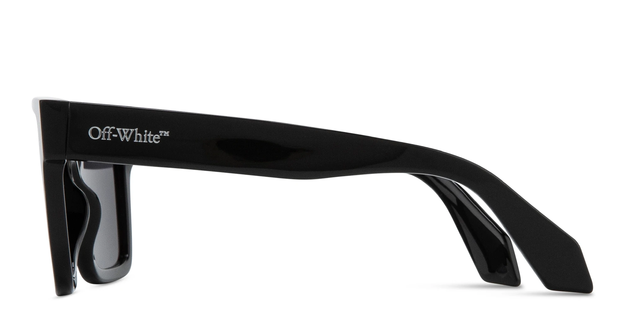 Shop OFF WHITE Springfield Unisex Square Sunglasses in Black online.