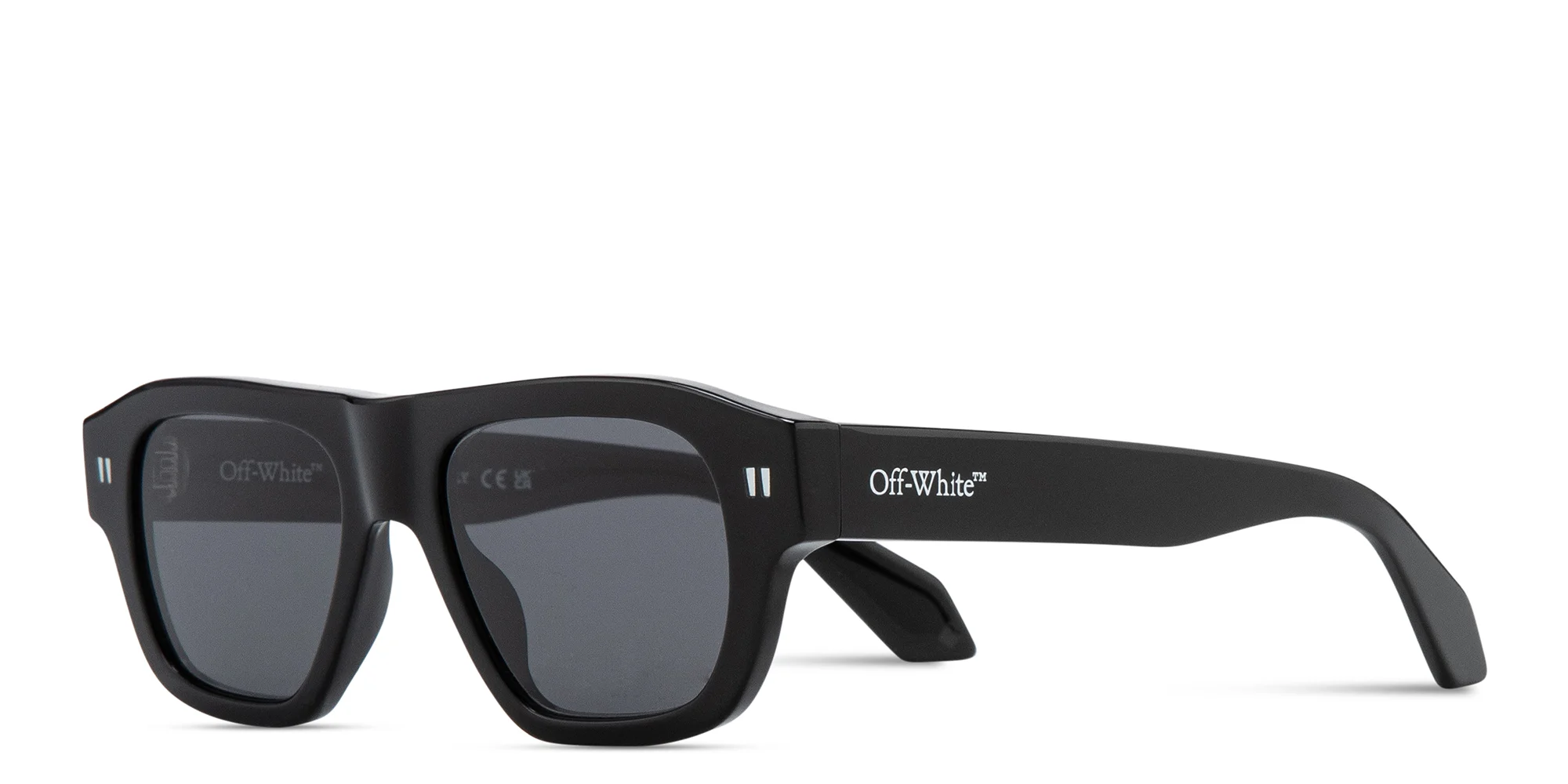 Shop OFF WHITE Providence Unisex Square Sunglasses in Black online.