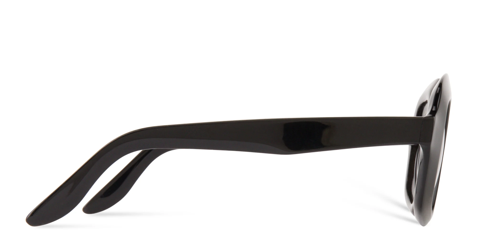 Shop LAPIMA Cecilia Irregular Sunglasses in Black online.