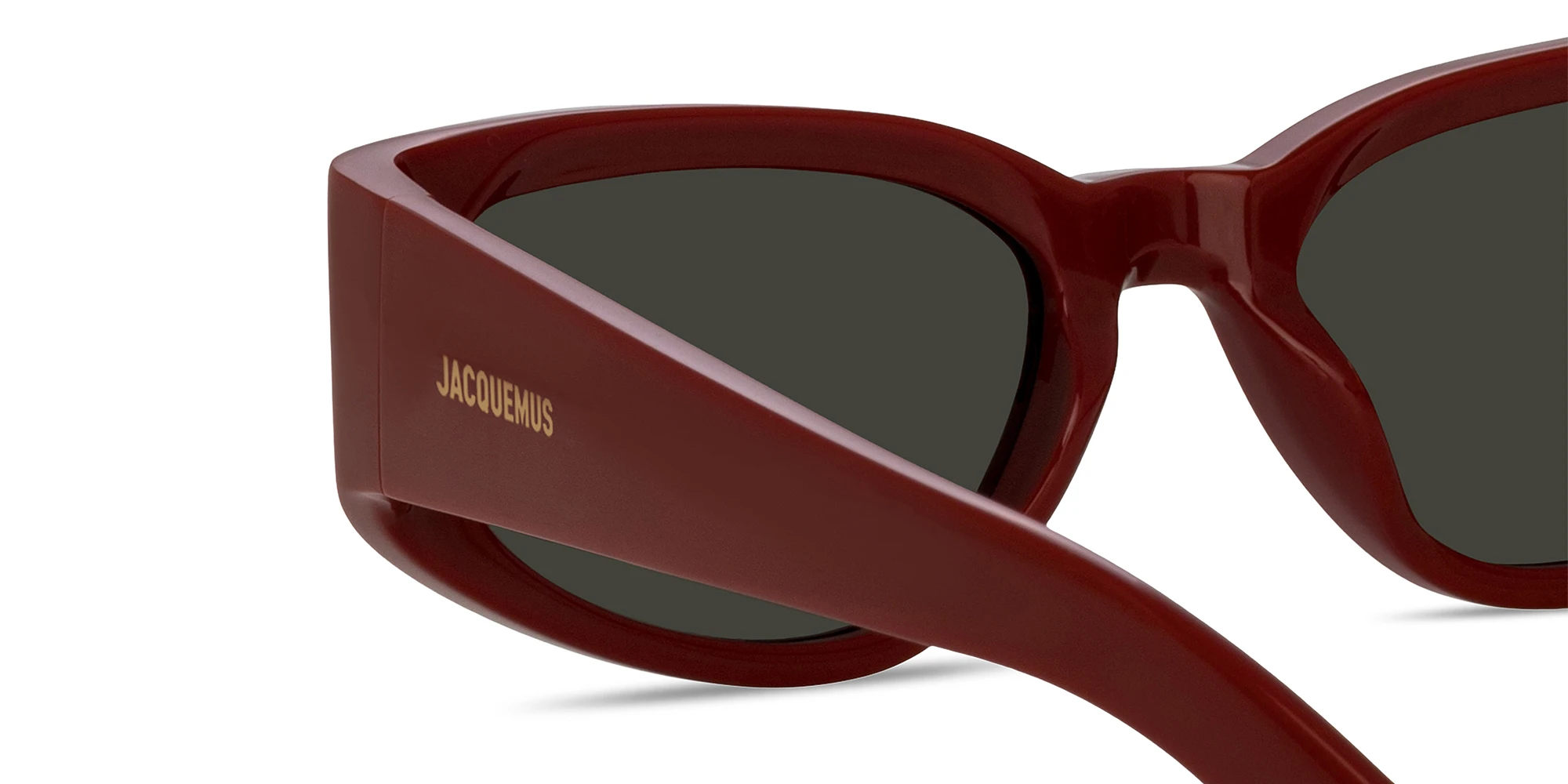 Shop JACQUEMUS Gala Cat-Eye Sunglasses in Red online.