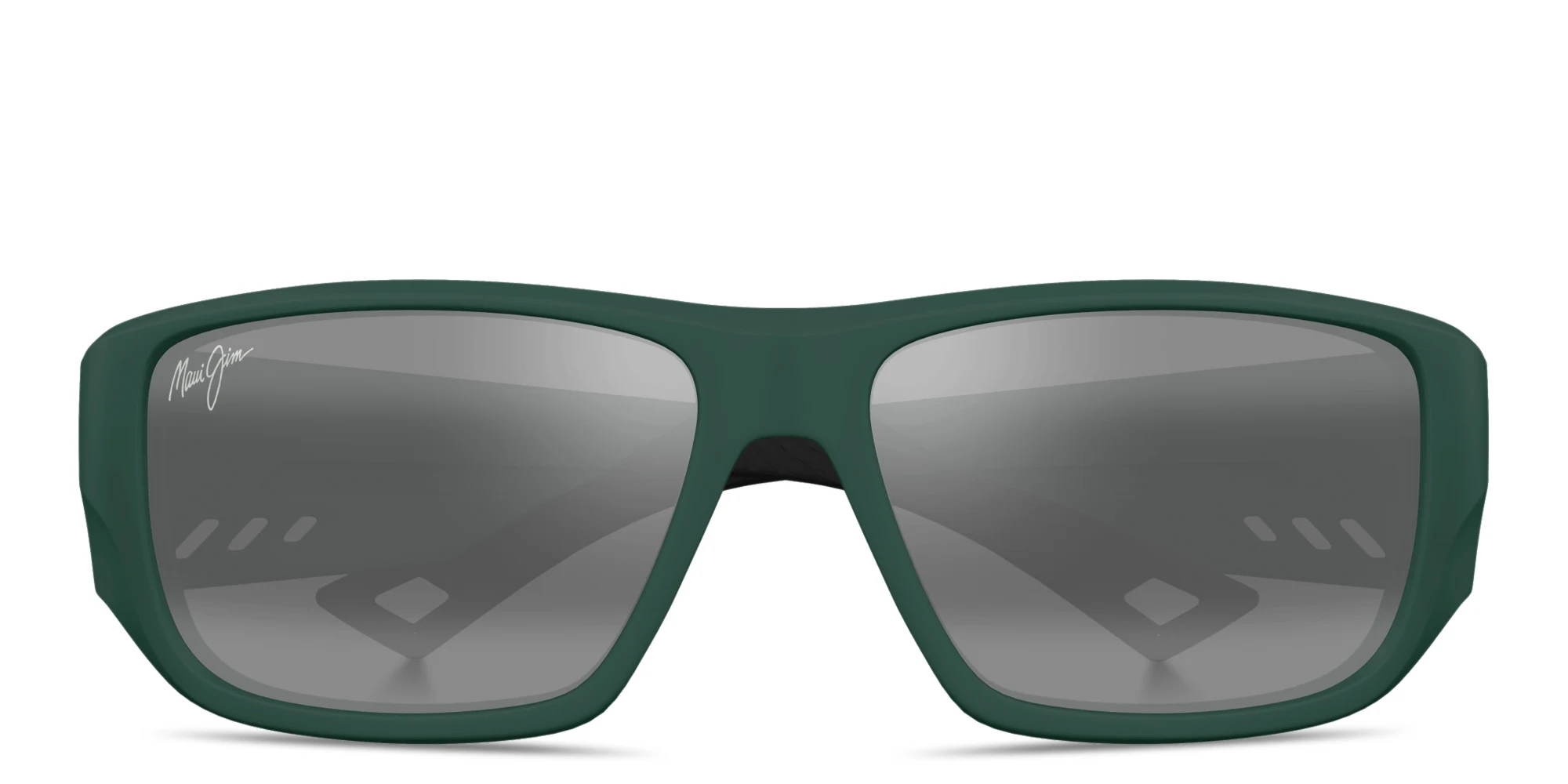 Shop Maui Jim Keha Rectangle Sunglasses in Green online.