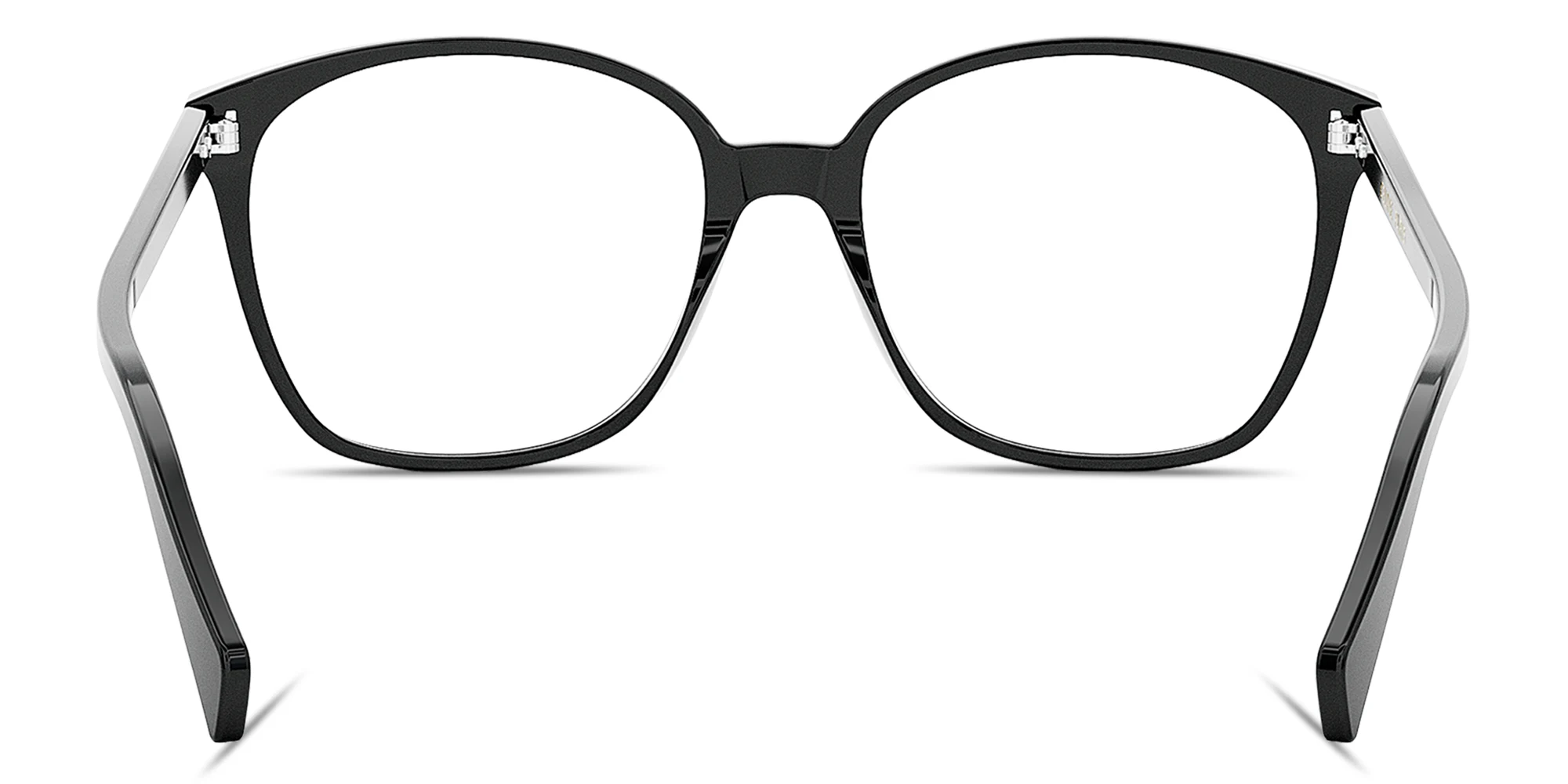 Shop CELINE CELINE Thin Geometric Eyeglasses in Black online.