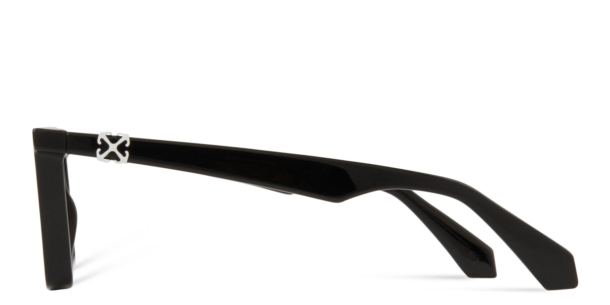 Shop OFF WHITE Dalton Unisex Rectangle Sunglasses in Black online.