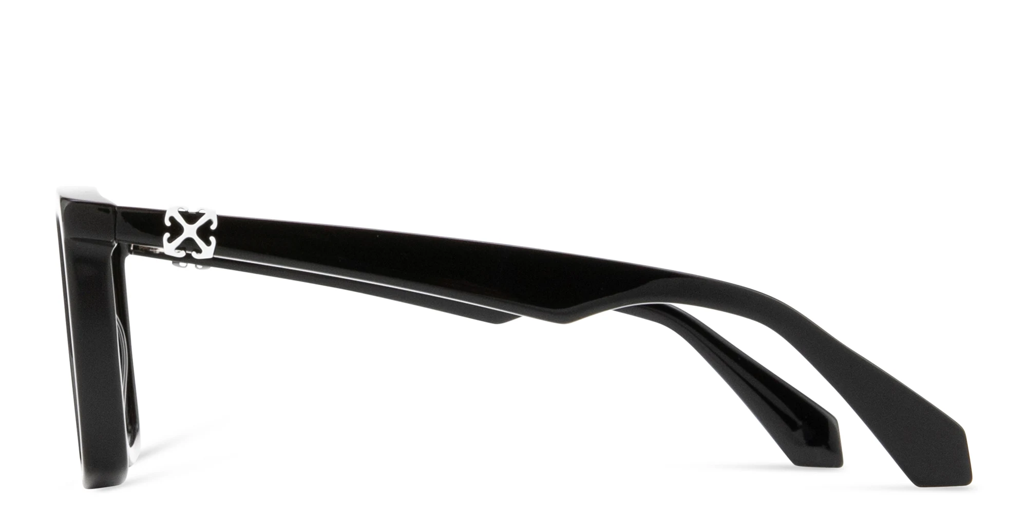 Shop OFF WHITE Stratford Unisex Square Sunglasses in Black online.