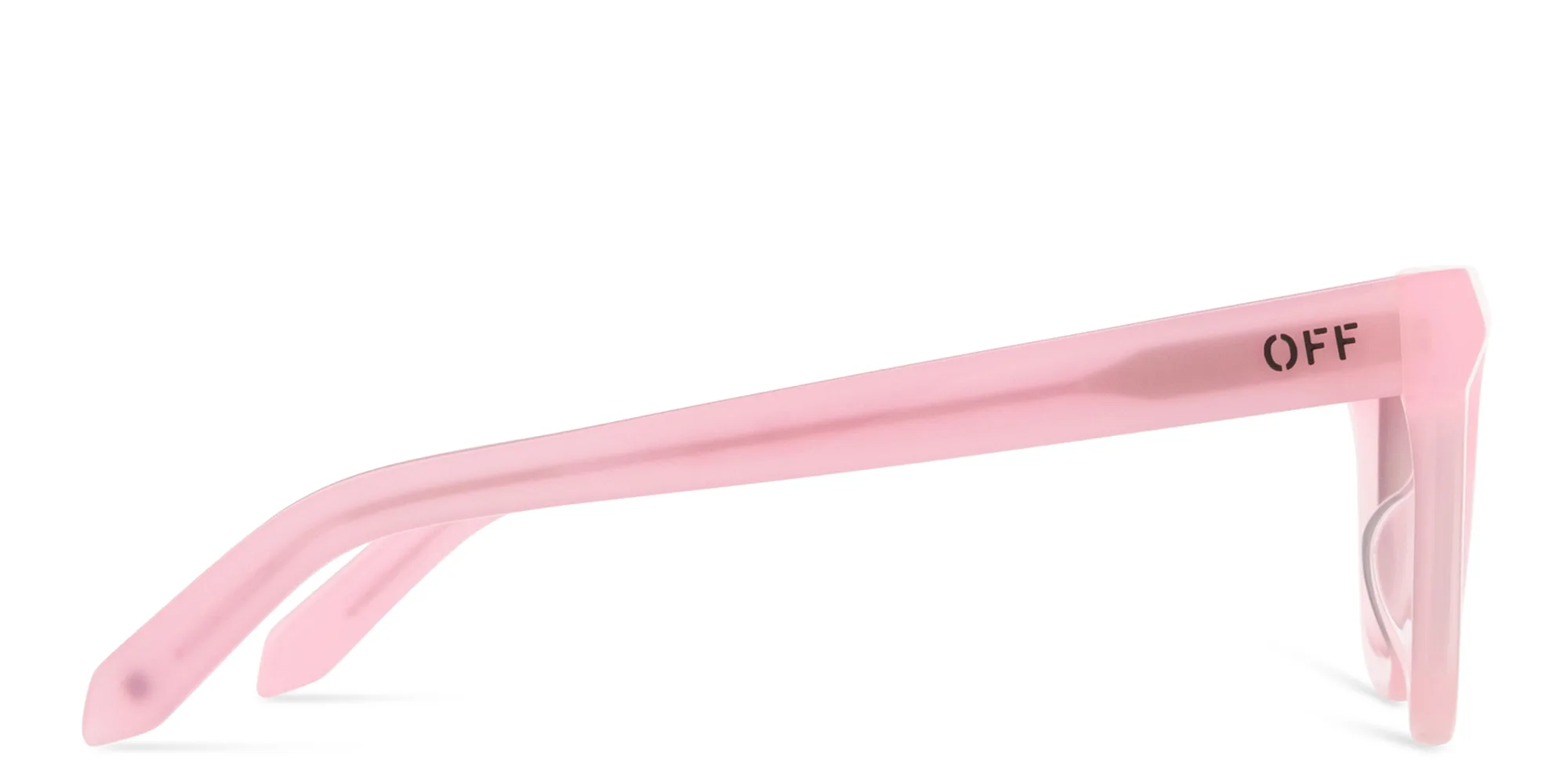 Shop OFF WHITE Lincoln Unisex Cat-Eye Sunglasses in Pink online.
