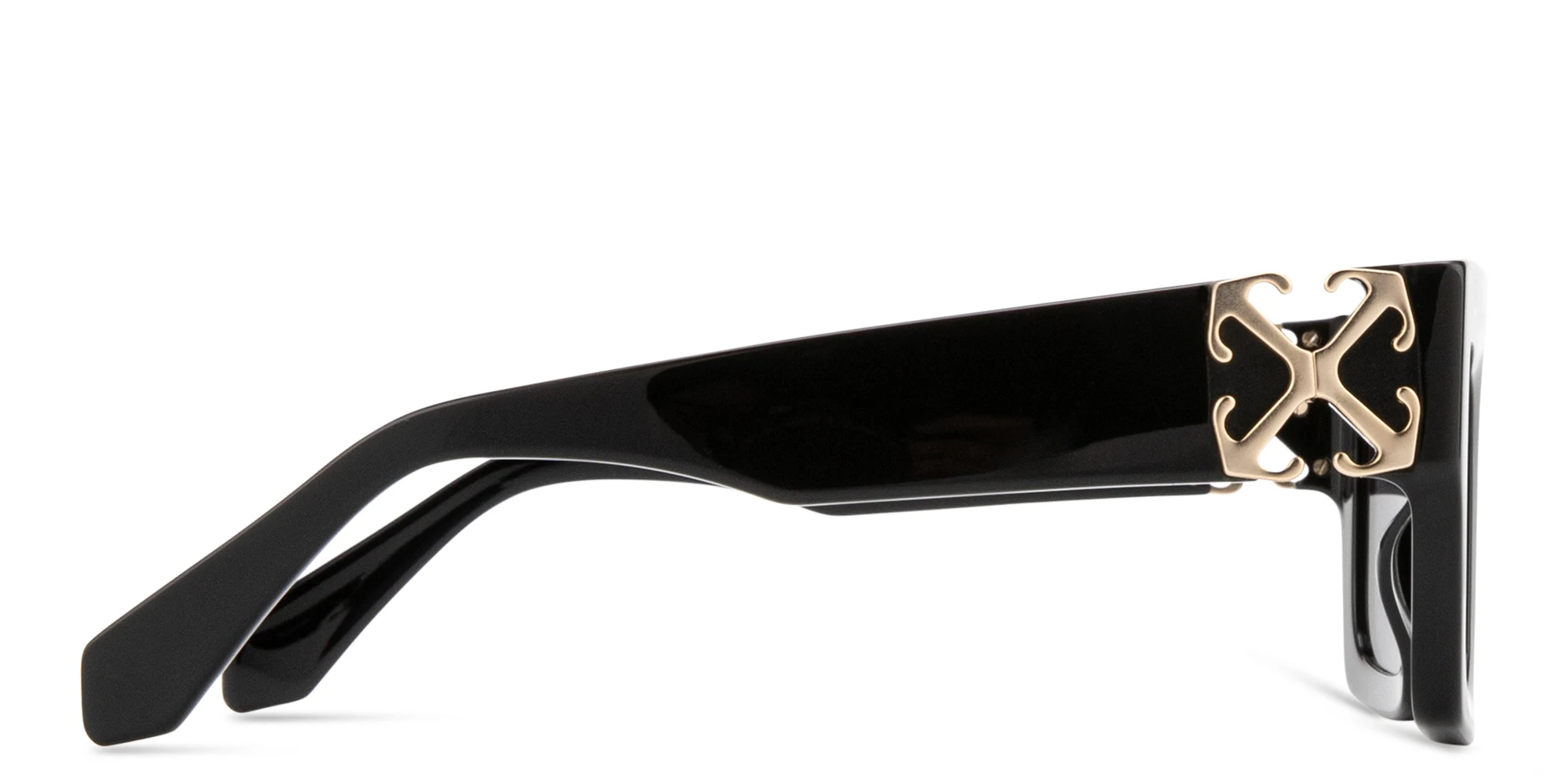 Shop OFF WHITE Mystic Unisex Square Sunglasses in Black online.