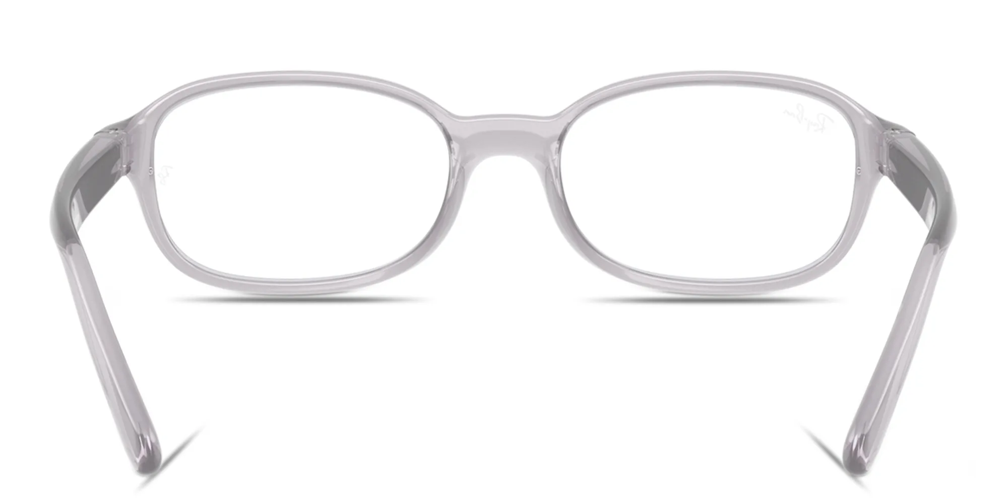 Shop Ray-Ban Junior Optics Kids Bio-Based Pillow Eyeglasses in Transparent Gray online.