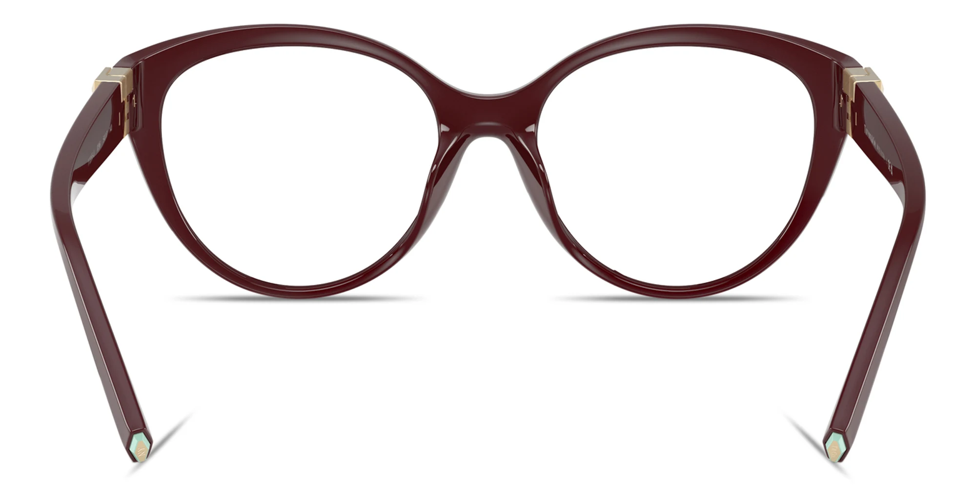 Shop TIFFANY Tiffany T Cat-Eye Eyeglasses in Red online.