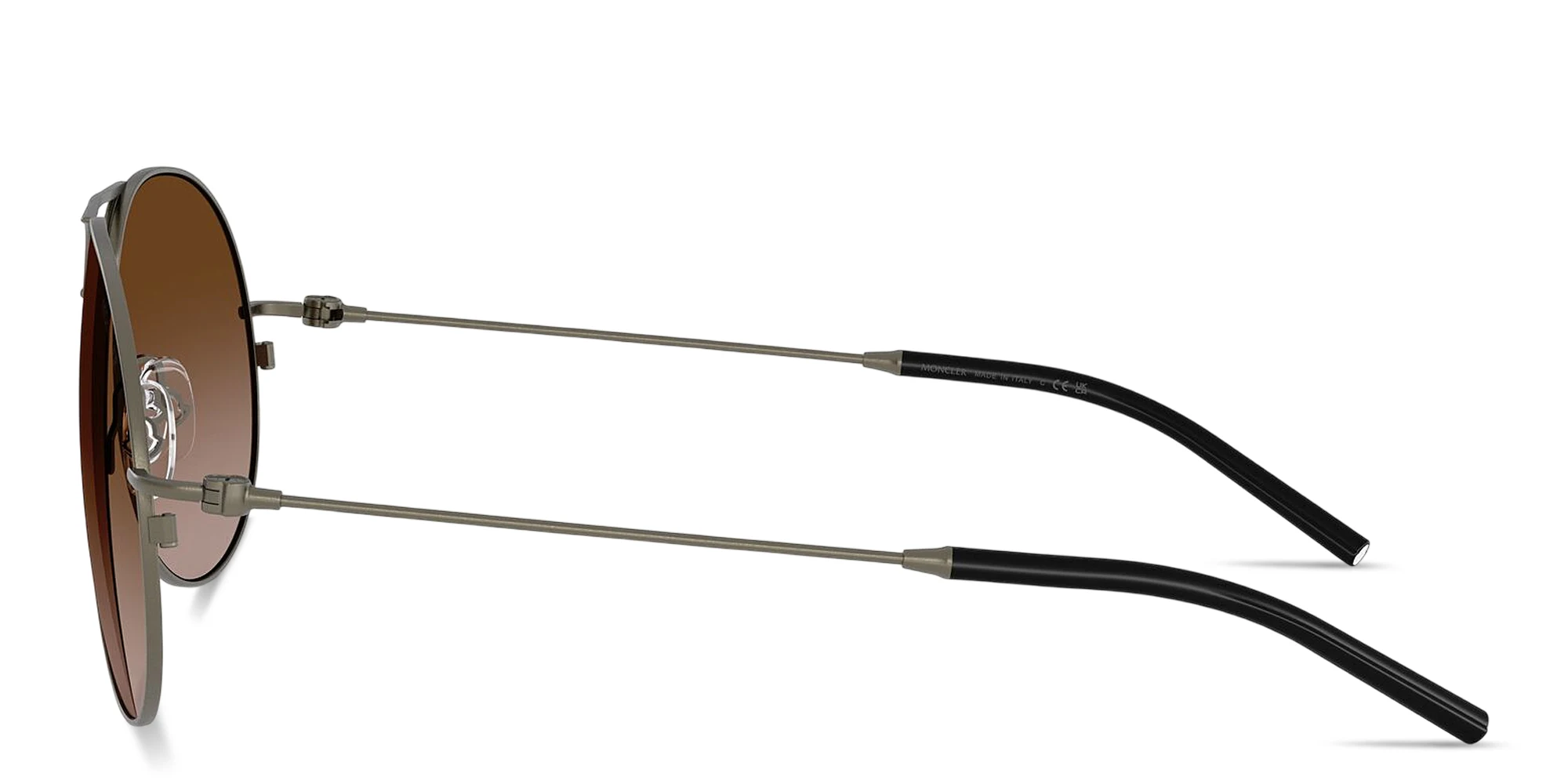 Shop Moncler Flyze Unisex Pilot Sunglasses in Matte Anthracite online.