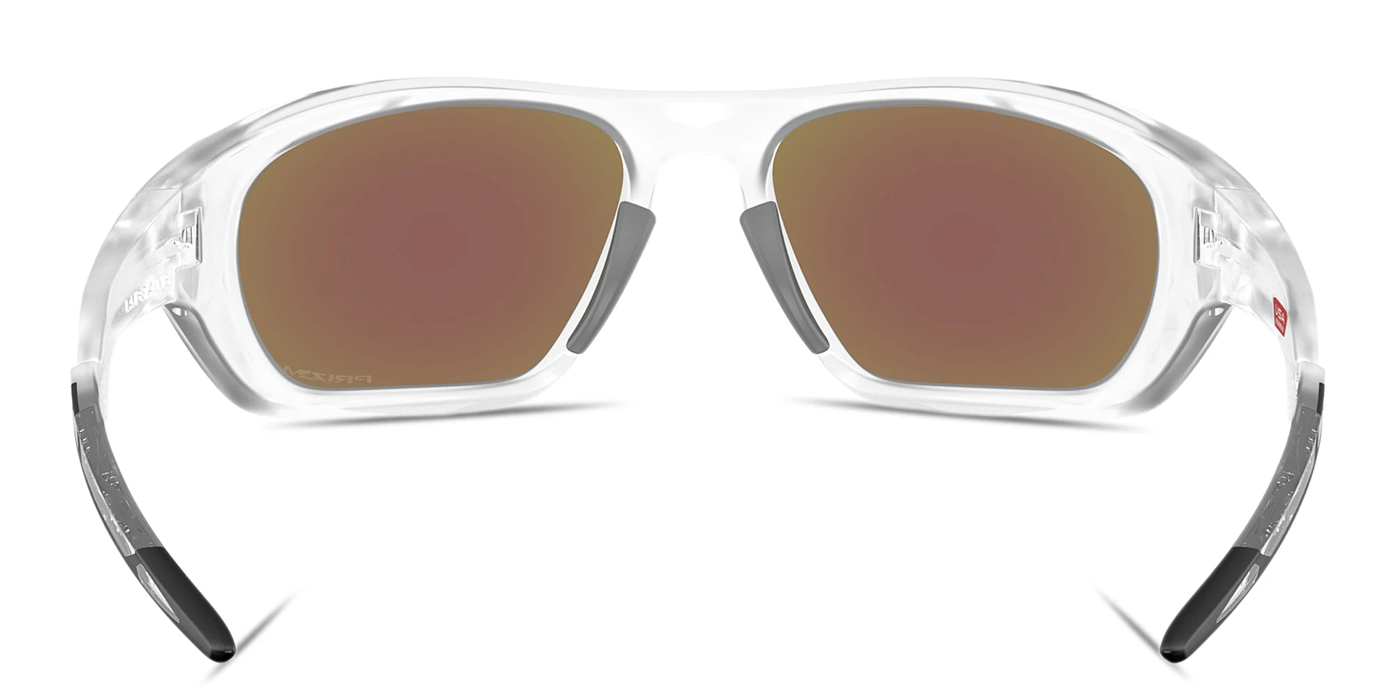 Shop Oakley Lateralis Rectangle Sunglasses in Clear online.