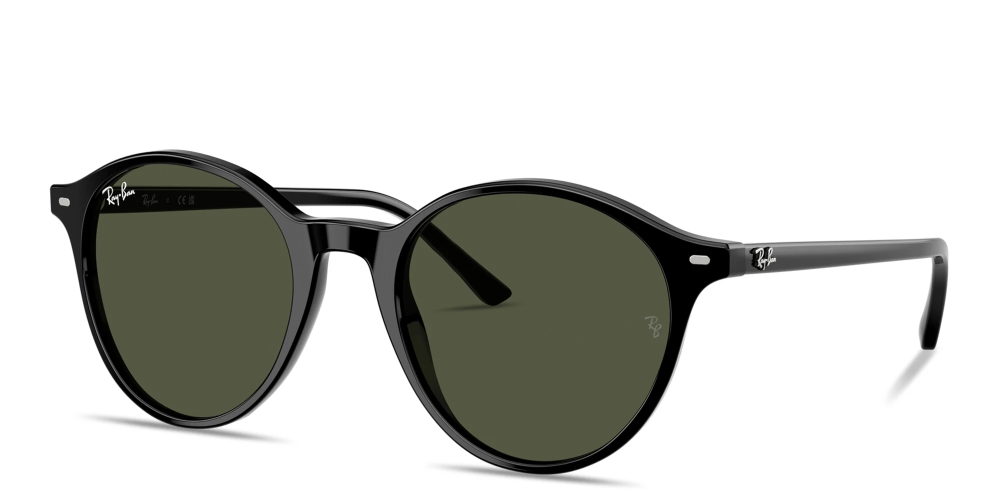 Shop Ray-Ban Bernard Unisex Panthos Sunglasses in Black online.