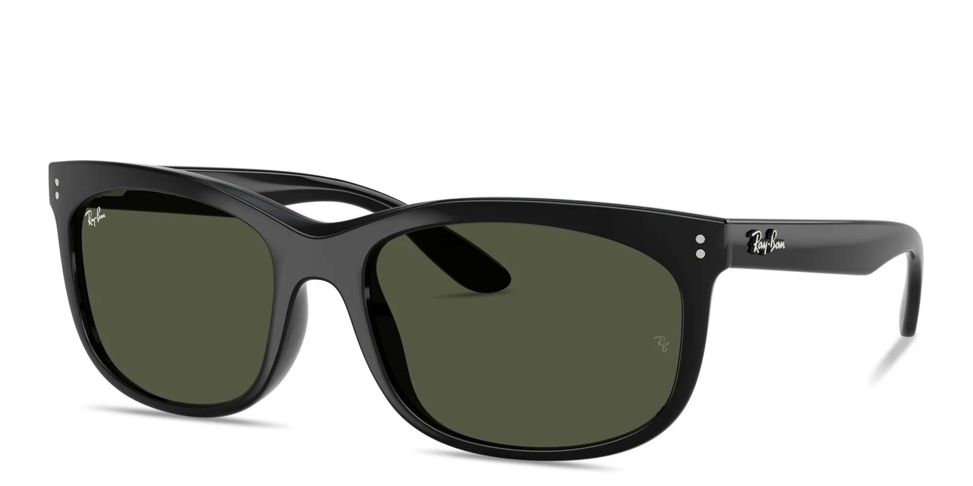 Shop Ray-Ban Balorette Unisex Pillow Sunglasses in Black online.