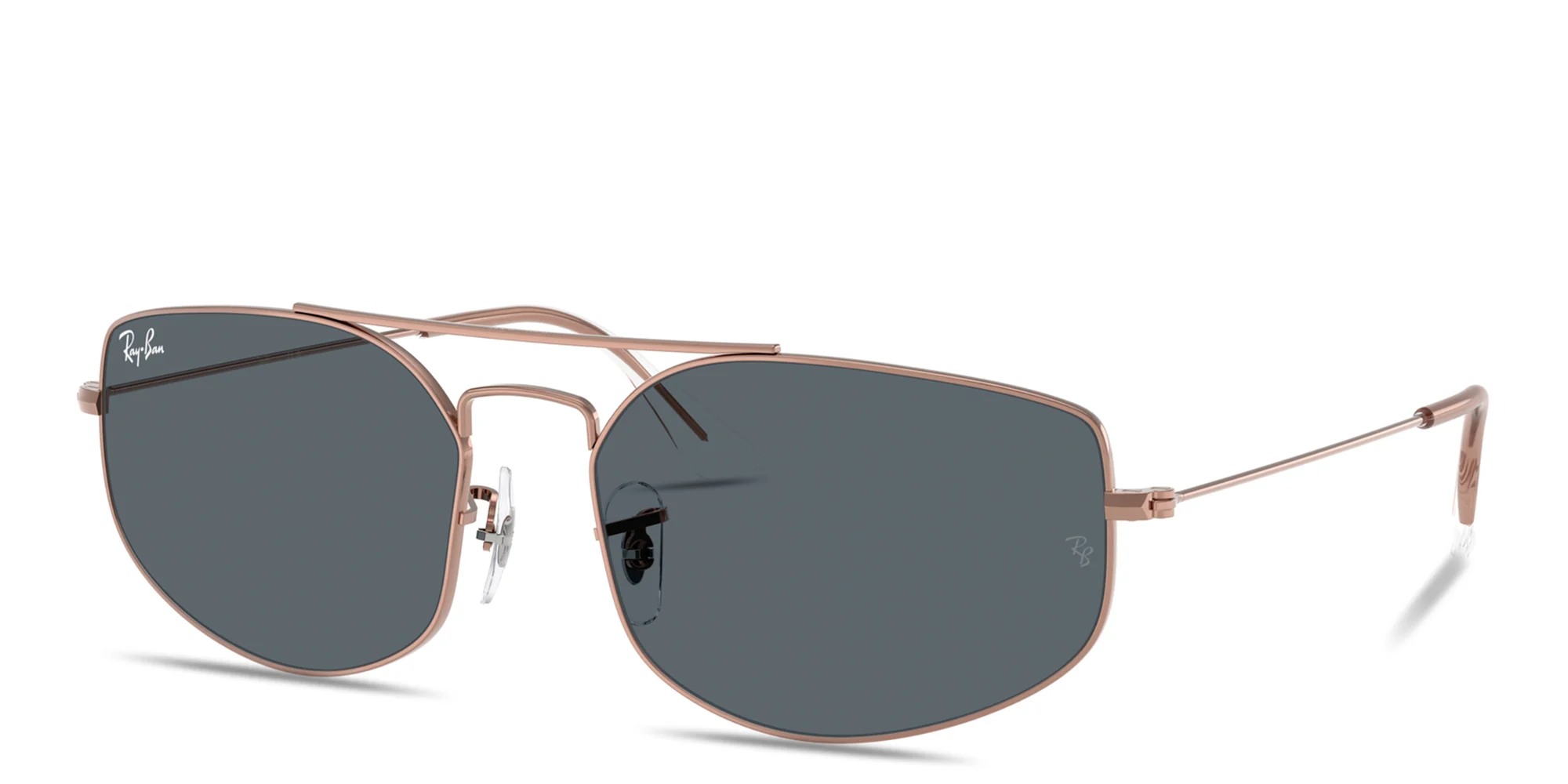 Shop Ray-Ban Explorer 5 Unisex Irregular Sunglasses in Copper online.