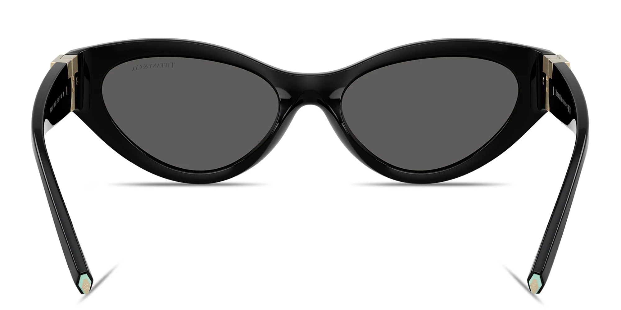 Shop TIFFANY Tiffany T Oval Sunglasses in Black online.
