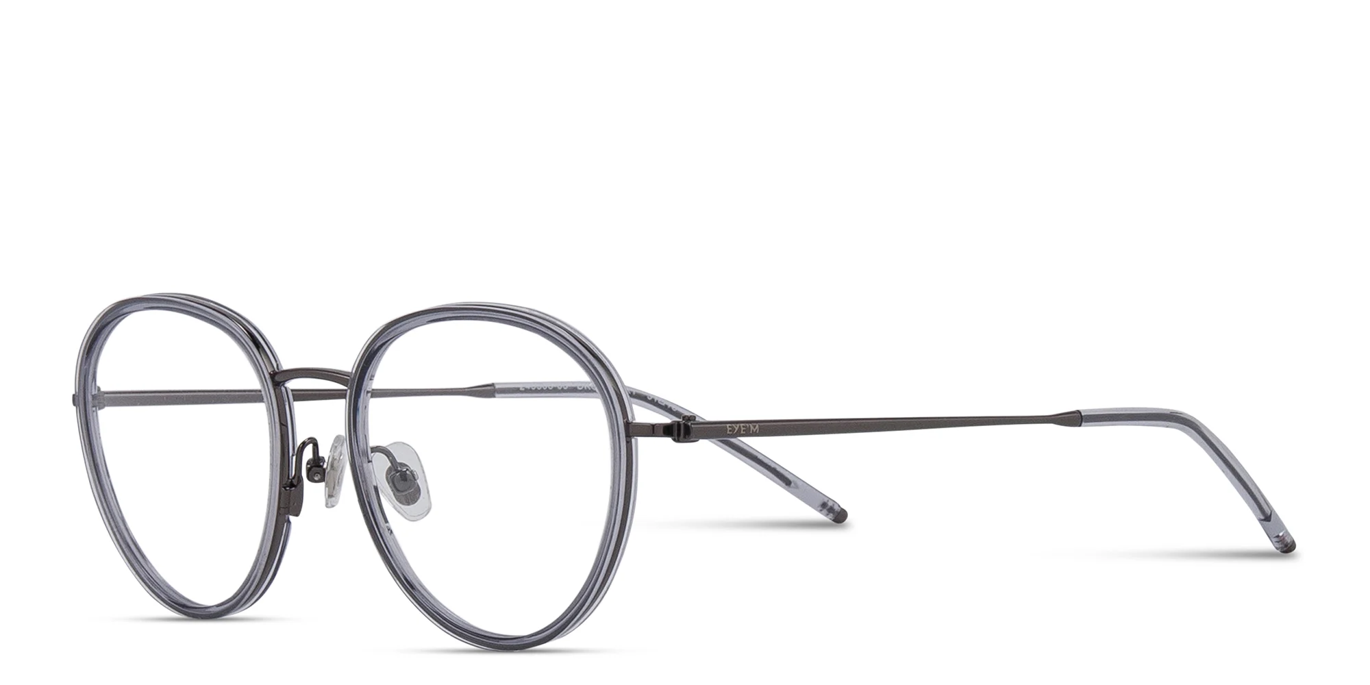Shop EYE'M Panthos Eyeglasses in Gunmetal online.