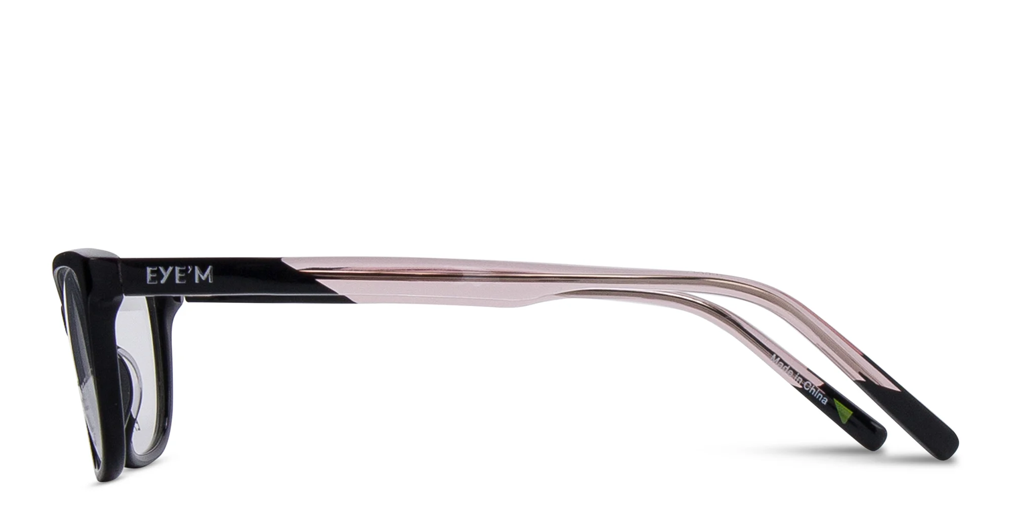 Shop EYE'M Rectangle Eyeglasses in Black online.