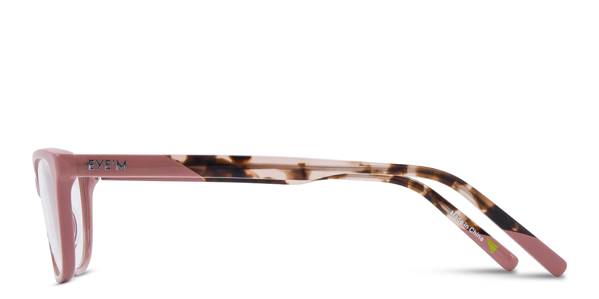 Shop EYE'M Rectangle Eyeglasses in Nude online.