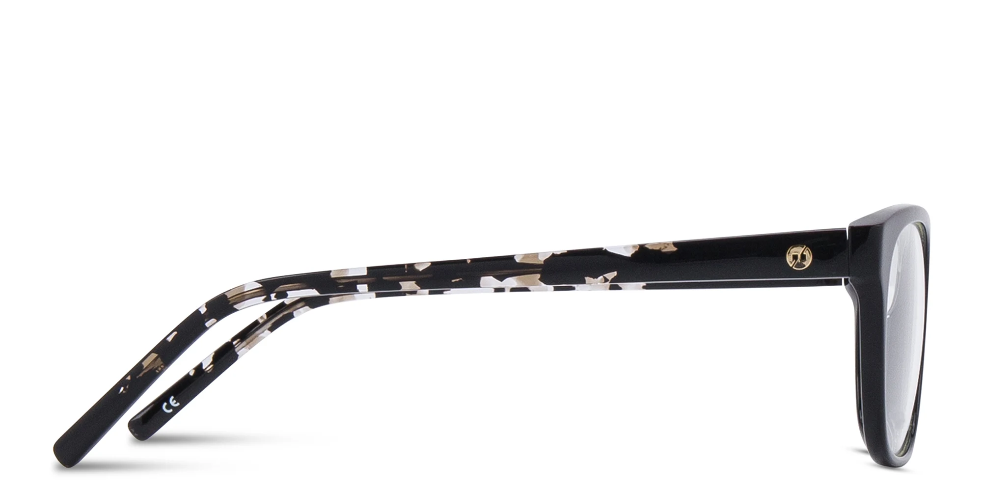 Shop EYE'M Pillow Eyeglasses in Black online.