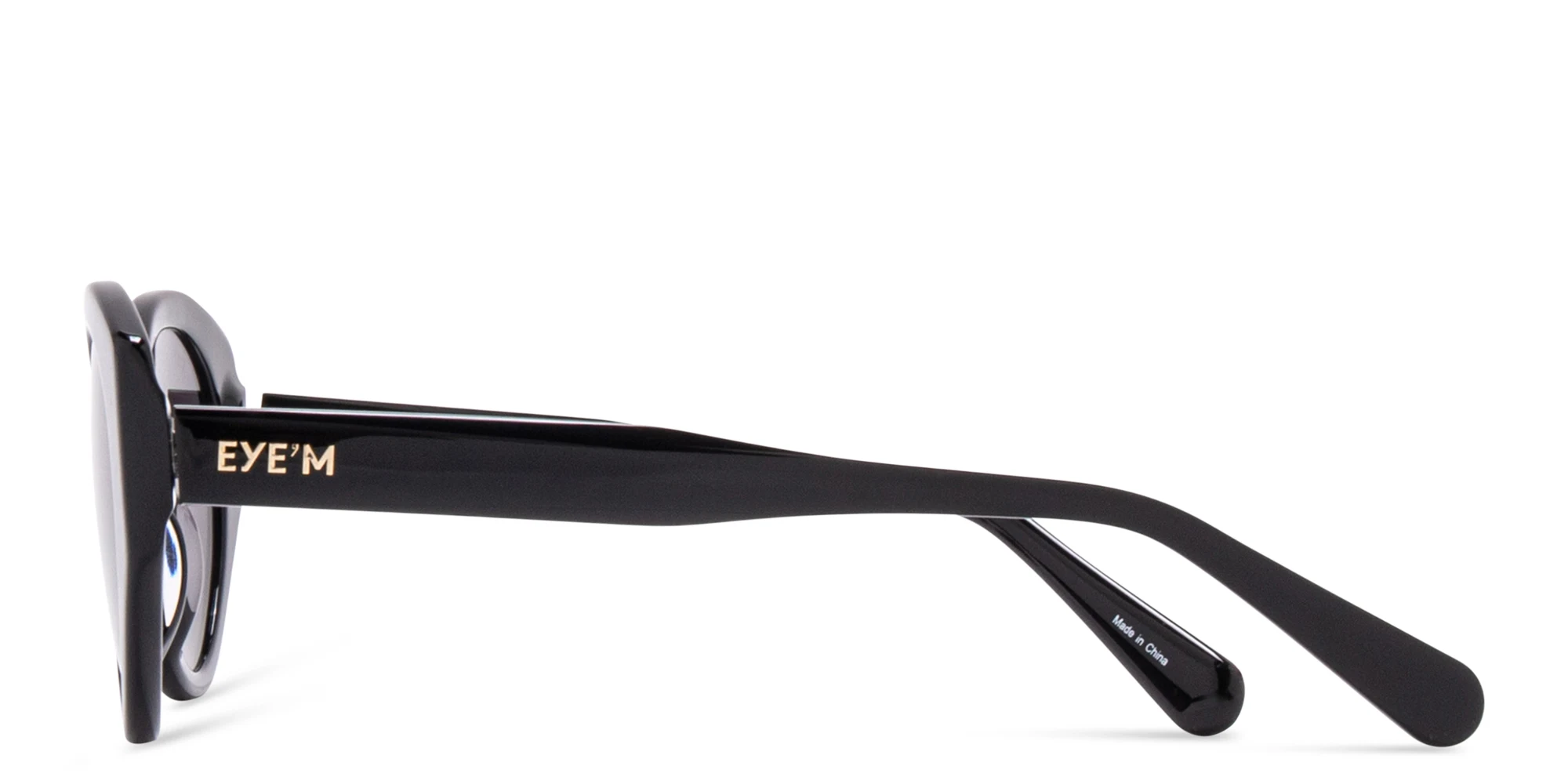 Shop EYE'M Cat-Eye Sunglasses in Black online.