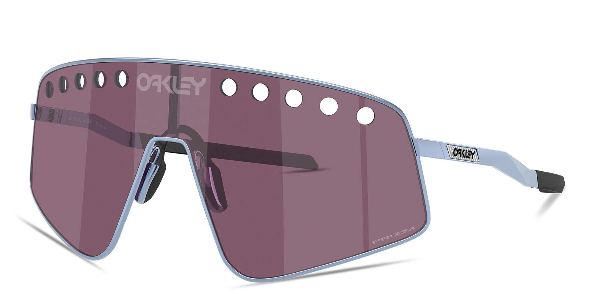 Shop Oakley Sutro Ti Sweep Unisex Rectangle Sunglasses in Polished Stonewash online.