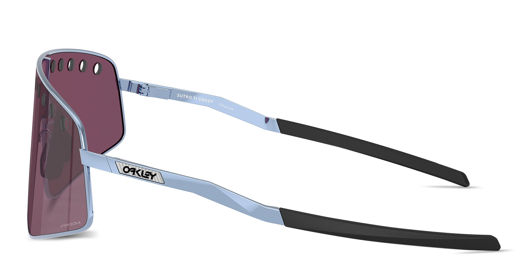 Shop Oakley Sutro Ti Sweep Unisex Rectangle Sunglasses in Polished Stonewash online.