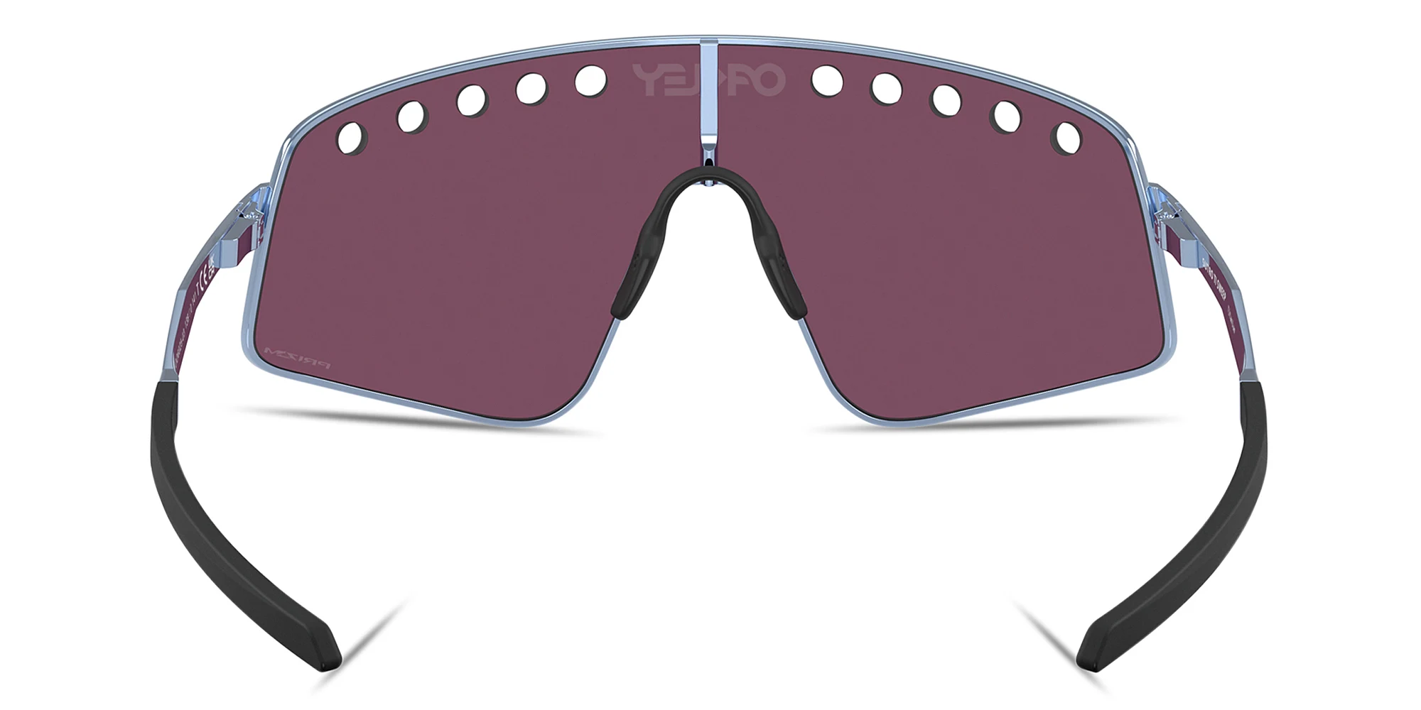 Shop Oakley Sutro Ti Sweep Unisex Rectangle Sunglasses in Polished Stonewash online.