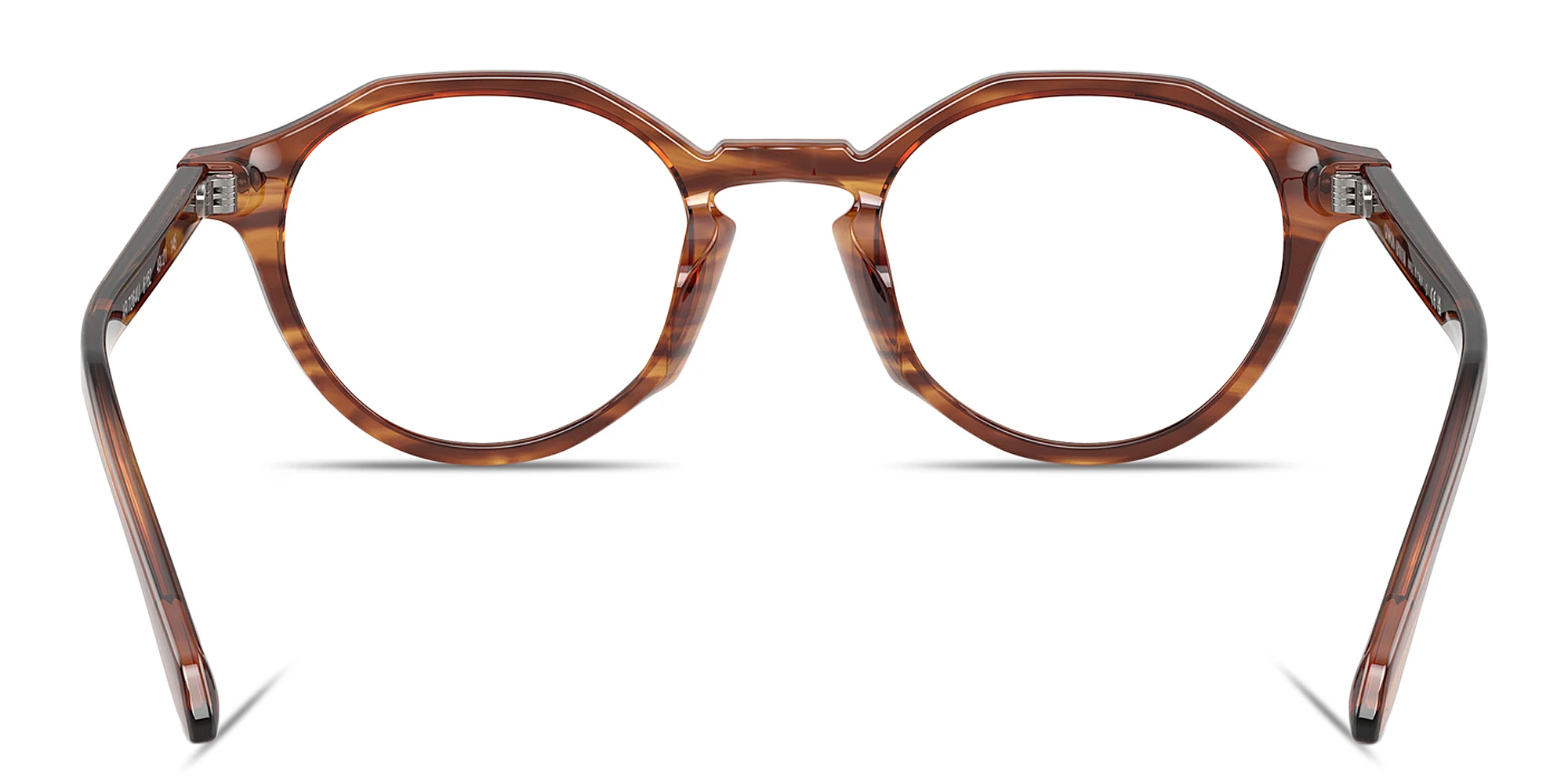 Shop GIORGIO ARMANI Armani Code Panthos Eyeglasses in Brown online.