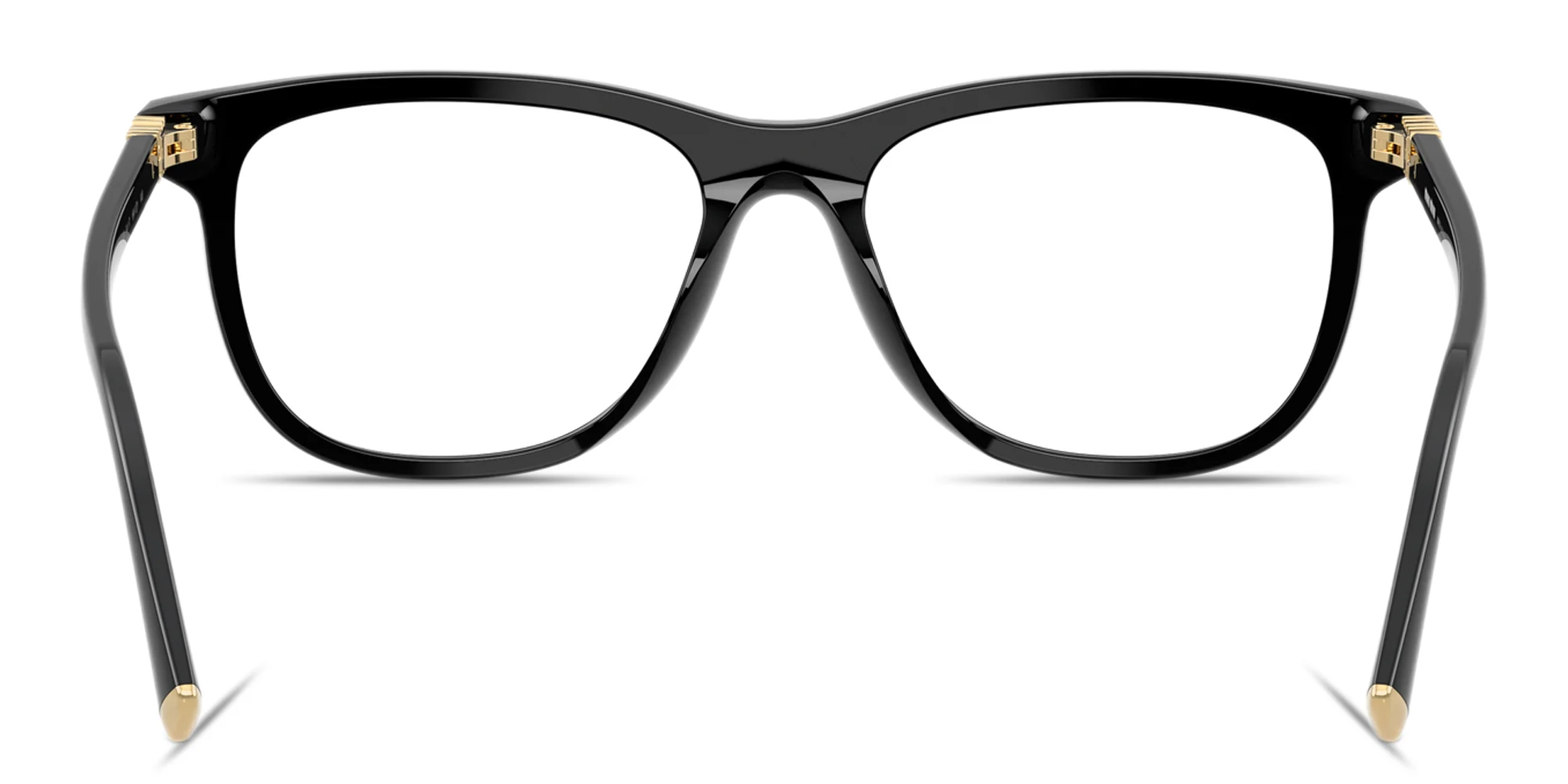 Shop MIU MIU Vertical Logo Pillow Eyeglasses in Black online.