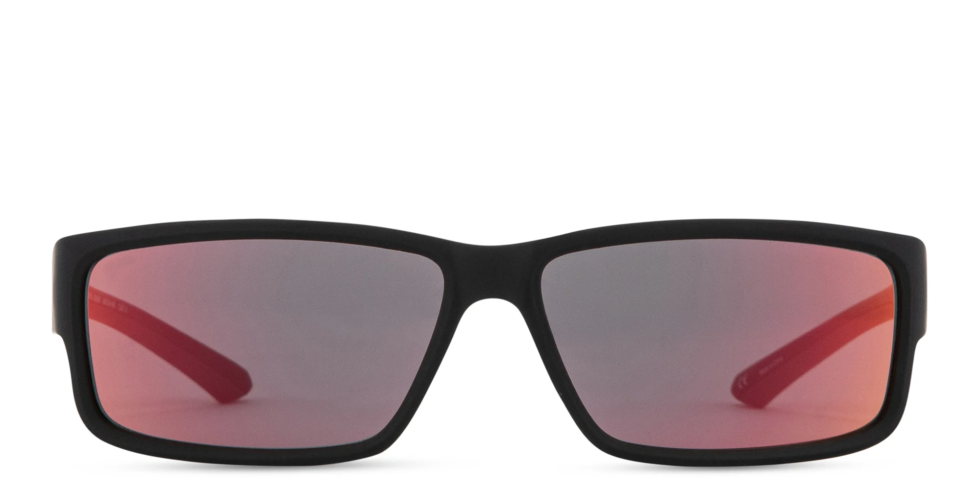 Shop SPIN ON8 Wide Rectangle Sunglasses in Matte Black online.