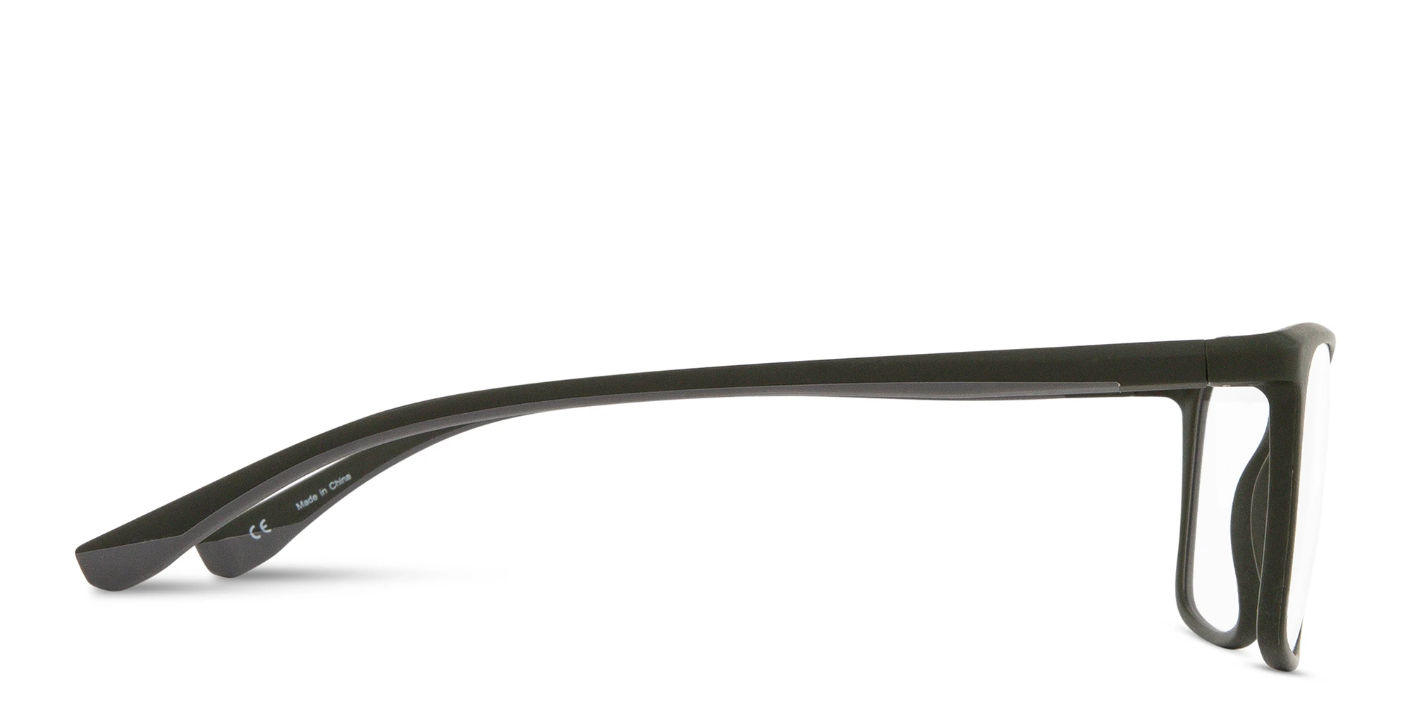 Shop SPIN ON8 Square Eyeglasses in Polished Black online.