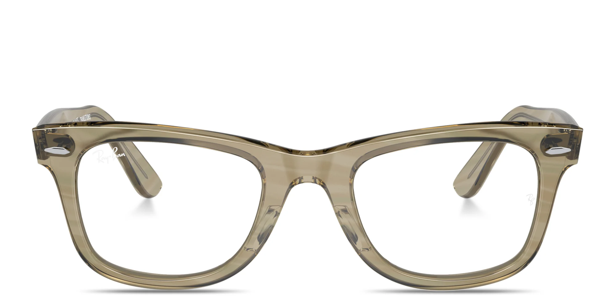 Shop Ray-Ban Original Wayfarer Change Transitions® Square Sunglasses in Grey online.