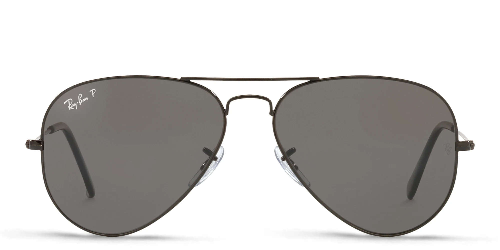 Shop Ray-Ban Unisex Pilot Sunglasses in Metal in Black online.