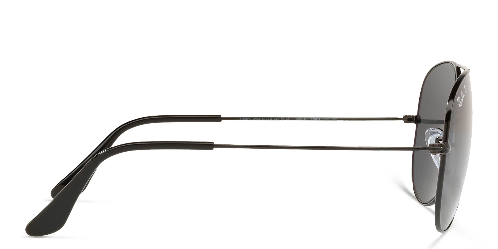 Shop Ray-Ban Unisex Pilot Sunglasses in Metal in Black online.
