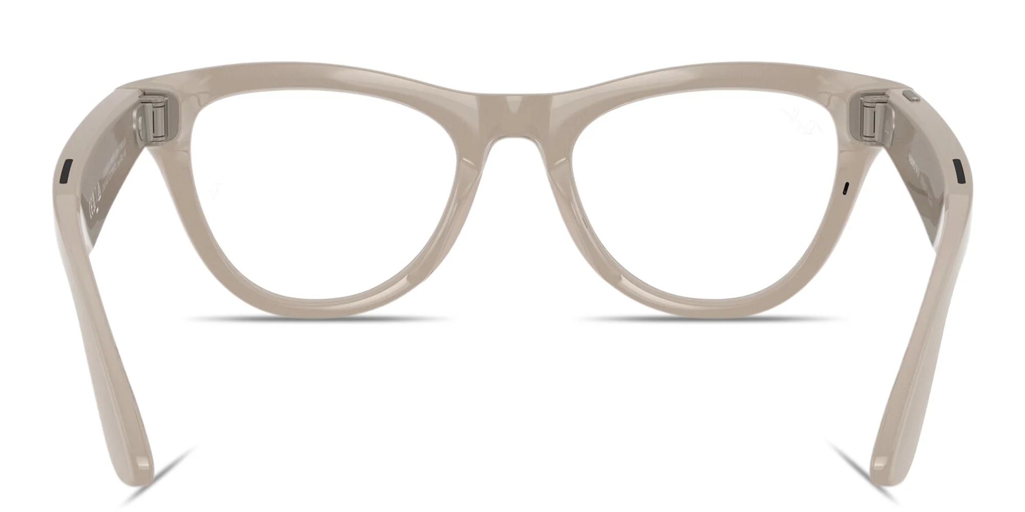 Shop Ray-Ban Meta Skyler Unisex Cat-Eye Sunglasses in Shiny Chalky Gray online.