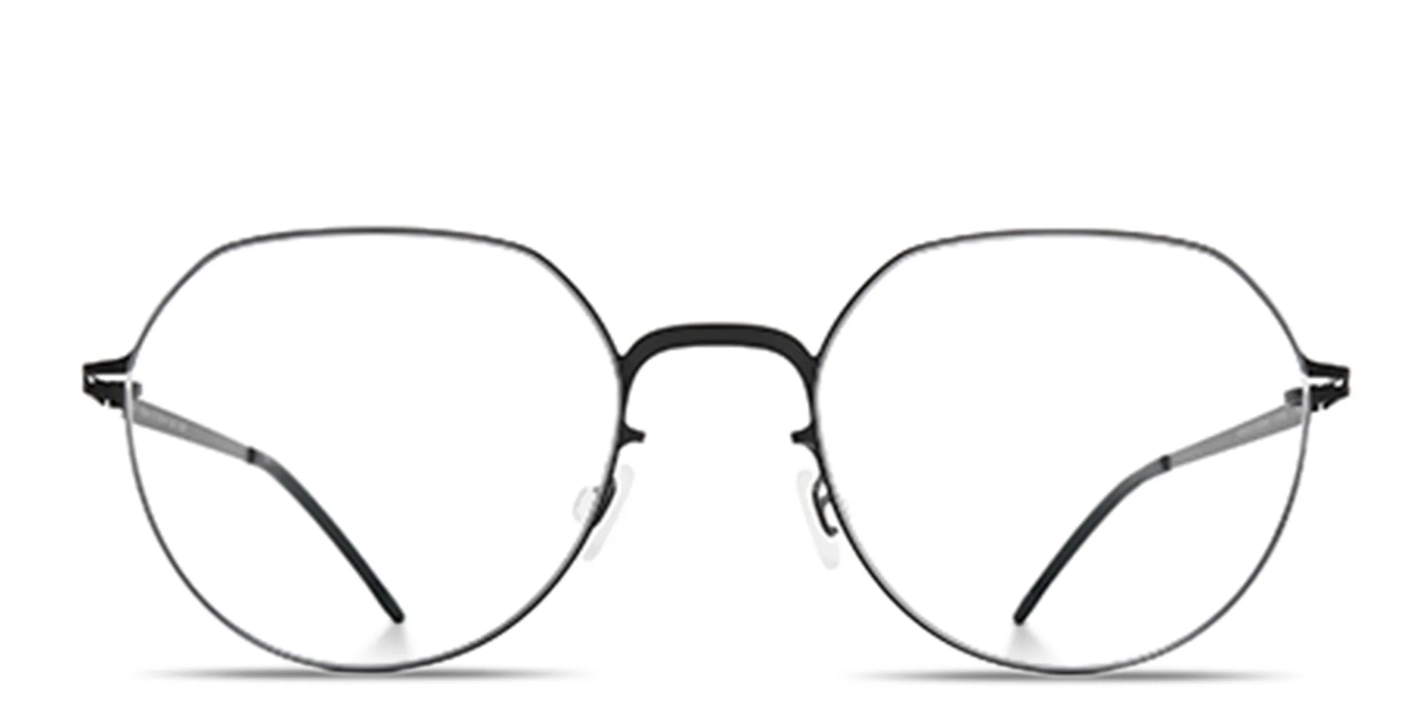 Shop MYKITA Selva Unisex Panthos Eyeglasses in Black online.