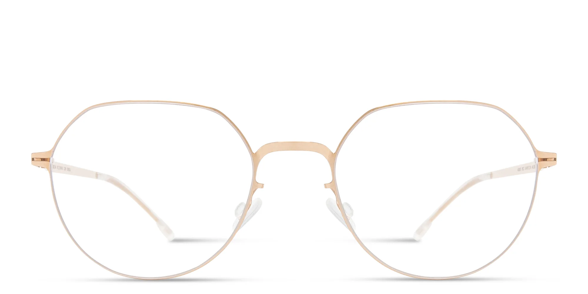 Shop MYKITA Selva Unisex Panthos Eyeglasses in Gold online.