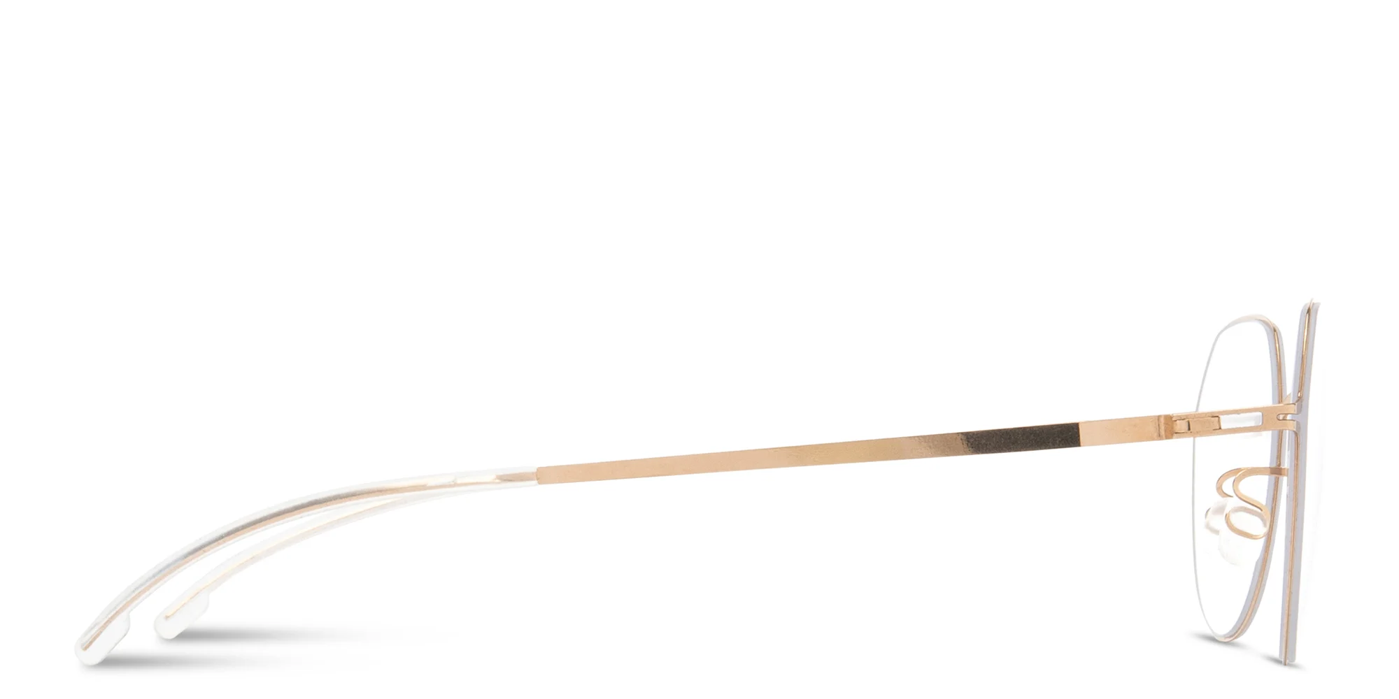 Shop MYKITA Selva Unisex Panthos Eyeglasses in Gold online.