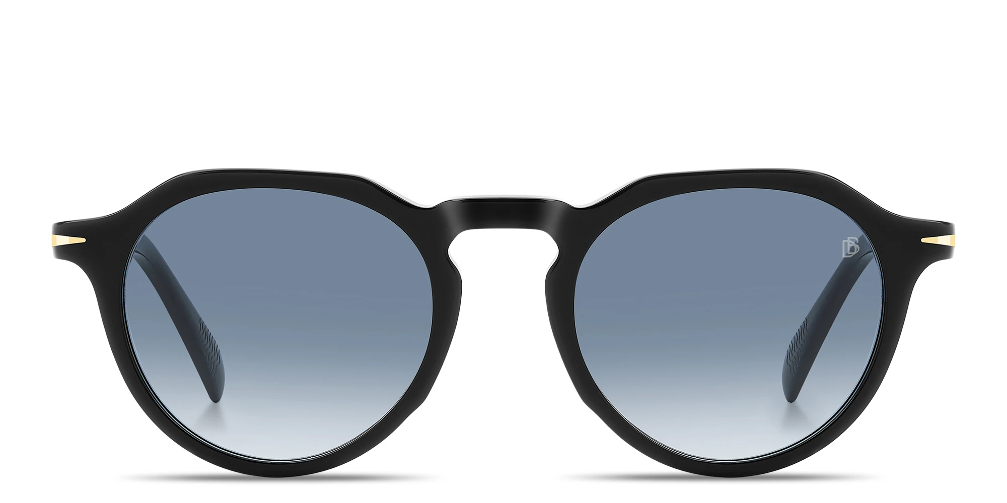 تسوق نظارات شمسية طراز بانتوس بشعار العلامة ديفيد بيكهام بلون أسود أونلاين.