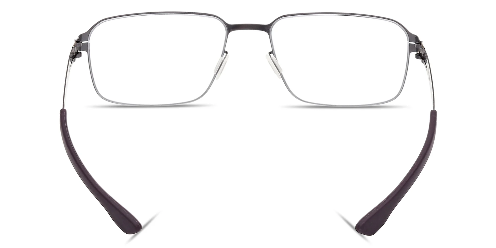 Shop ic! berlin MB 13 Square Eyeglasses in Matte Gunmetal online.