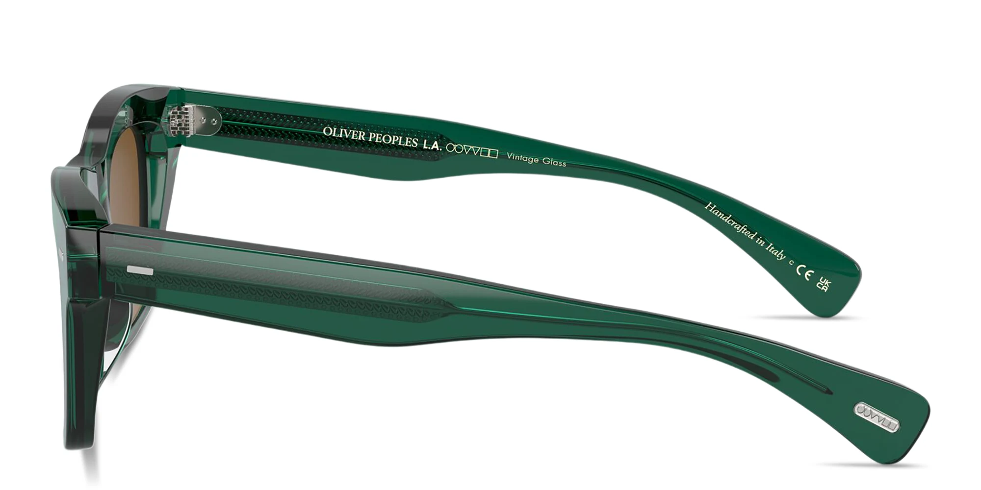 Shop OLIVER PEOPLES Ms. Oliver Pillow Sunglasses in Translucent Dark Teal online.